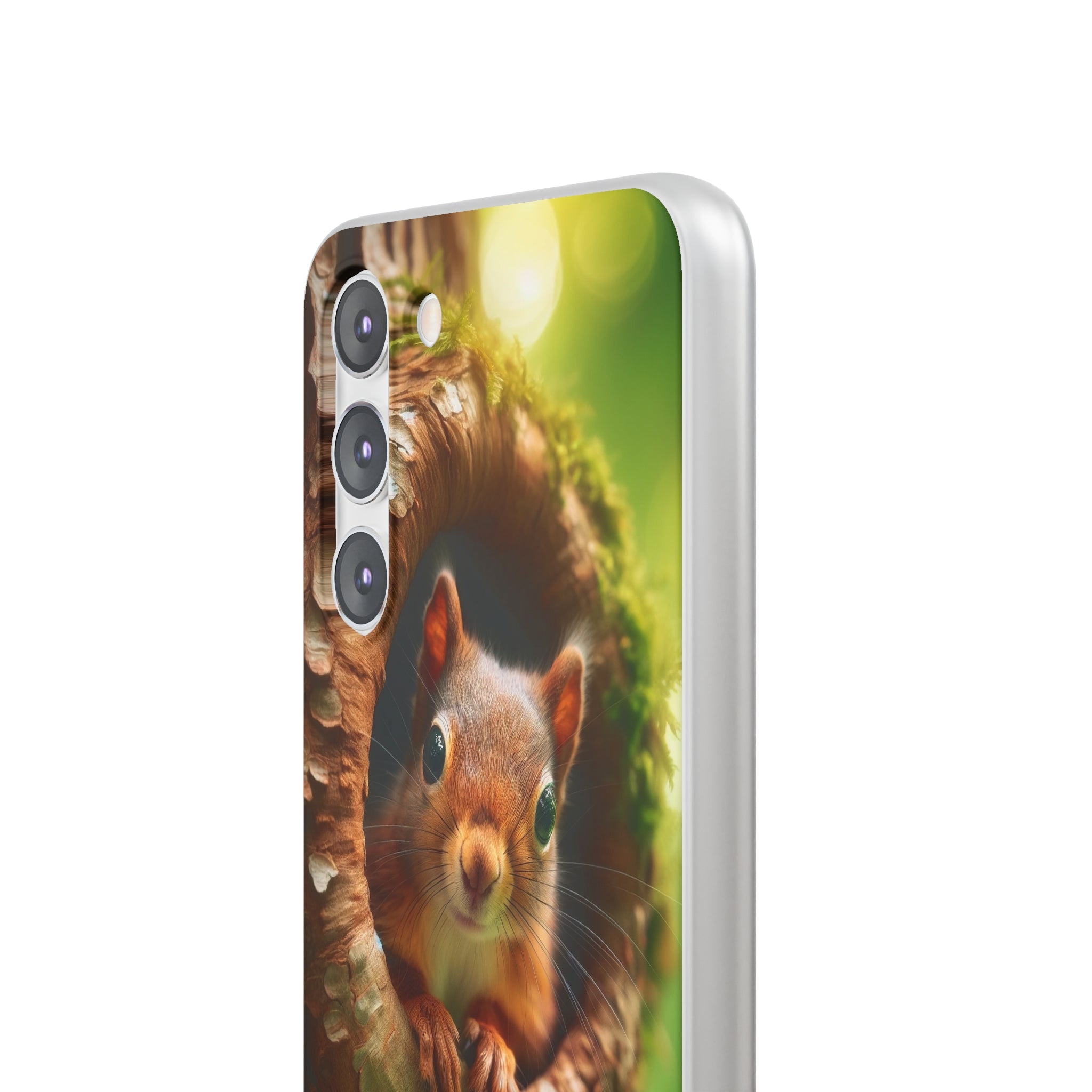 Squirrel in a treehole - Flexi Case (Samsung only)