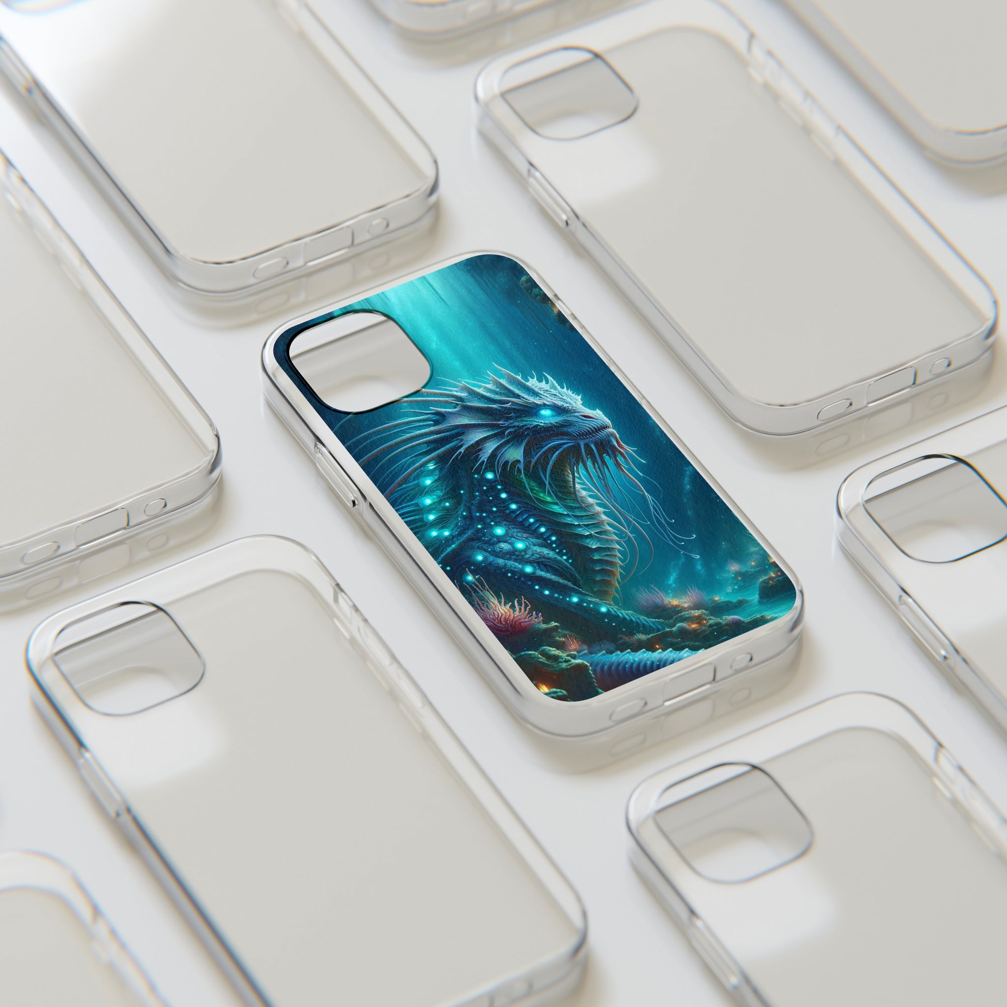 Sea monster - Soft Phone Case