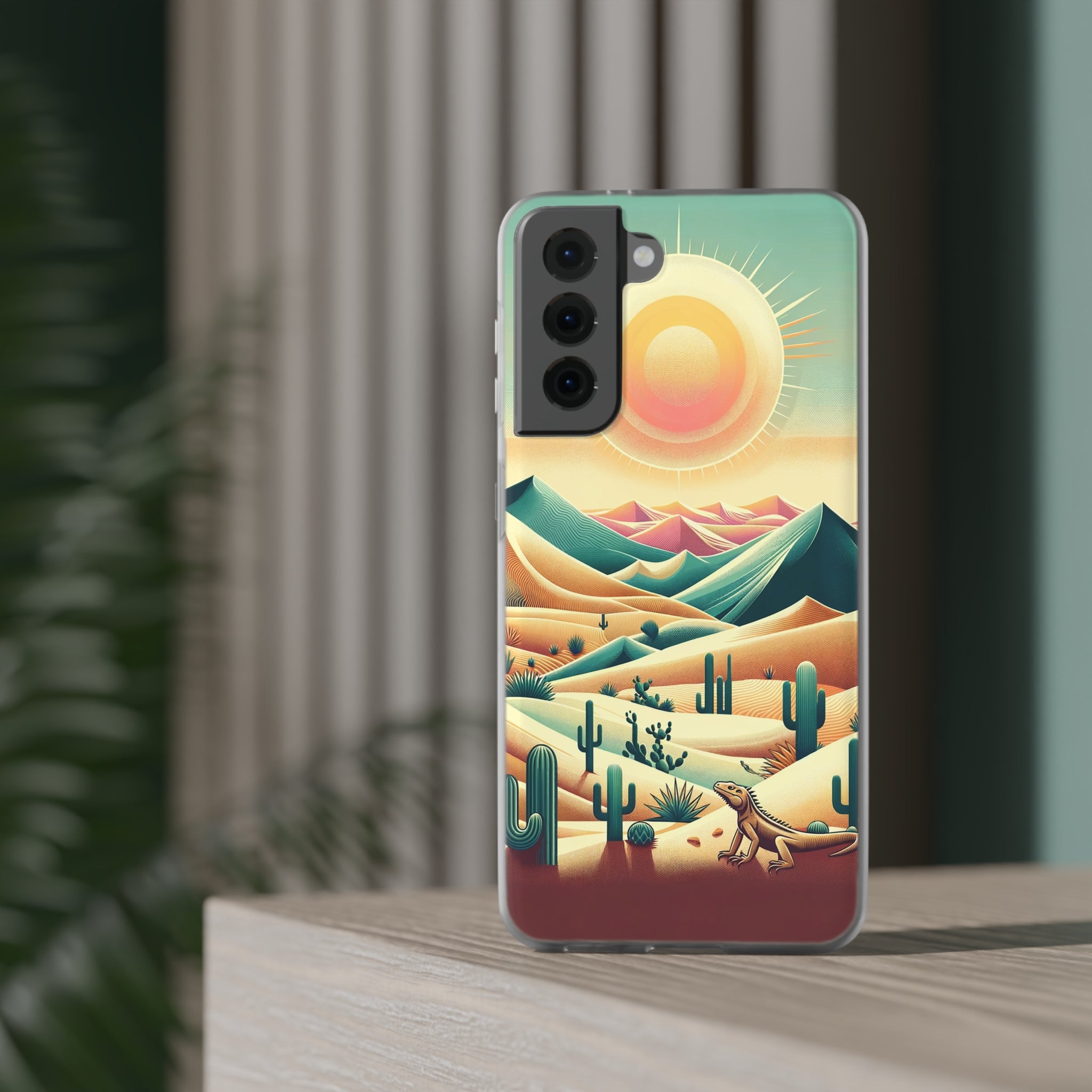 Iguana in the desert - Flexi Case (Samsung only)