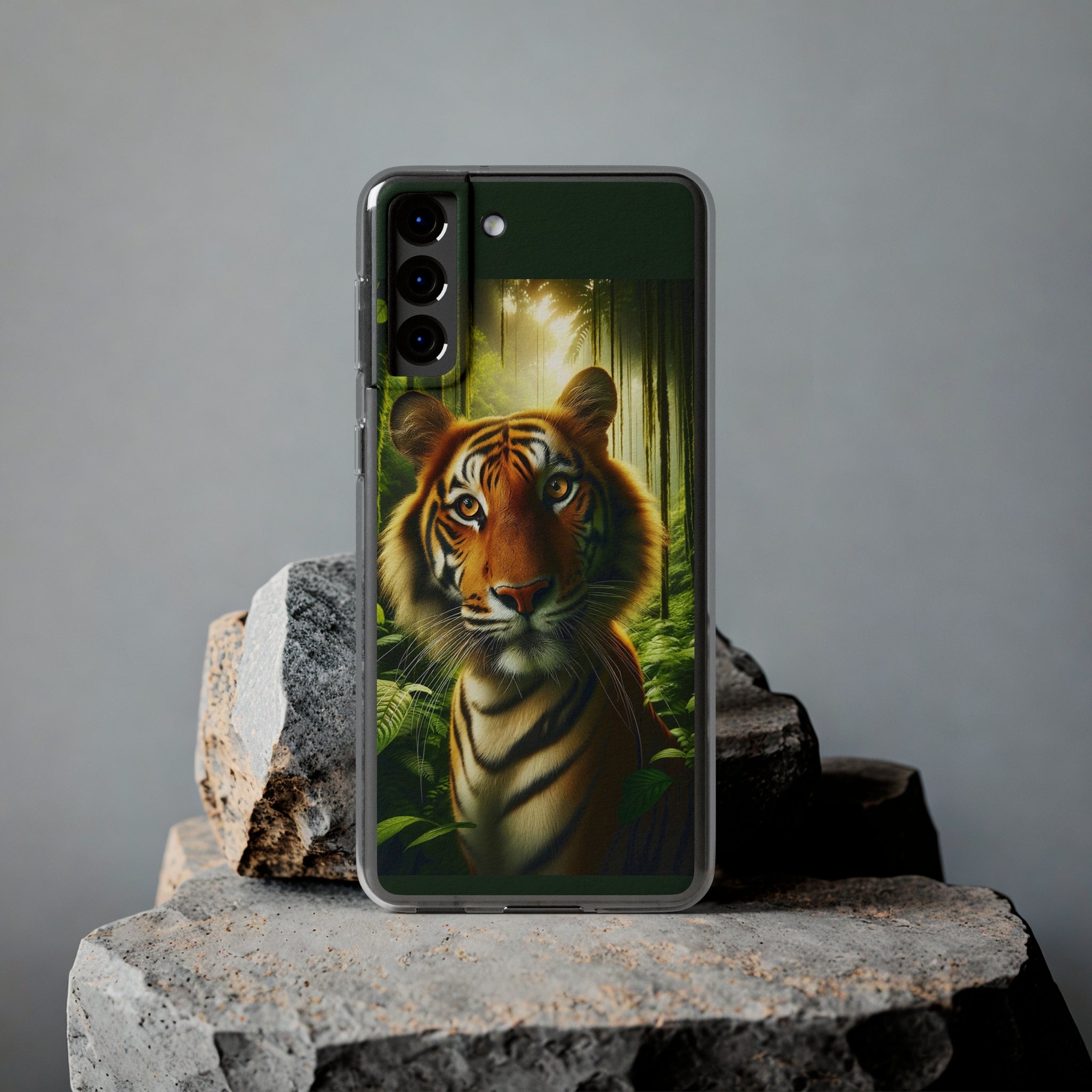 Curious Tiger - Soft Phone Cases