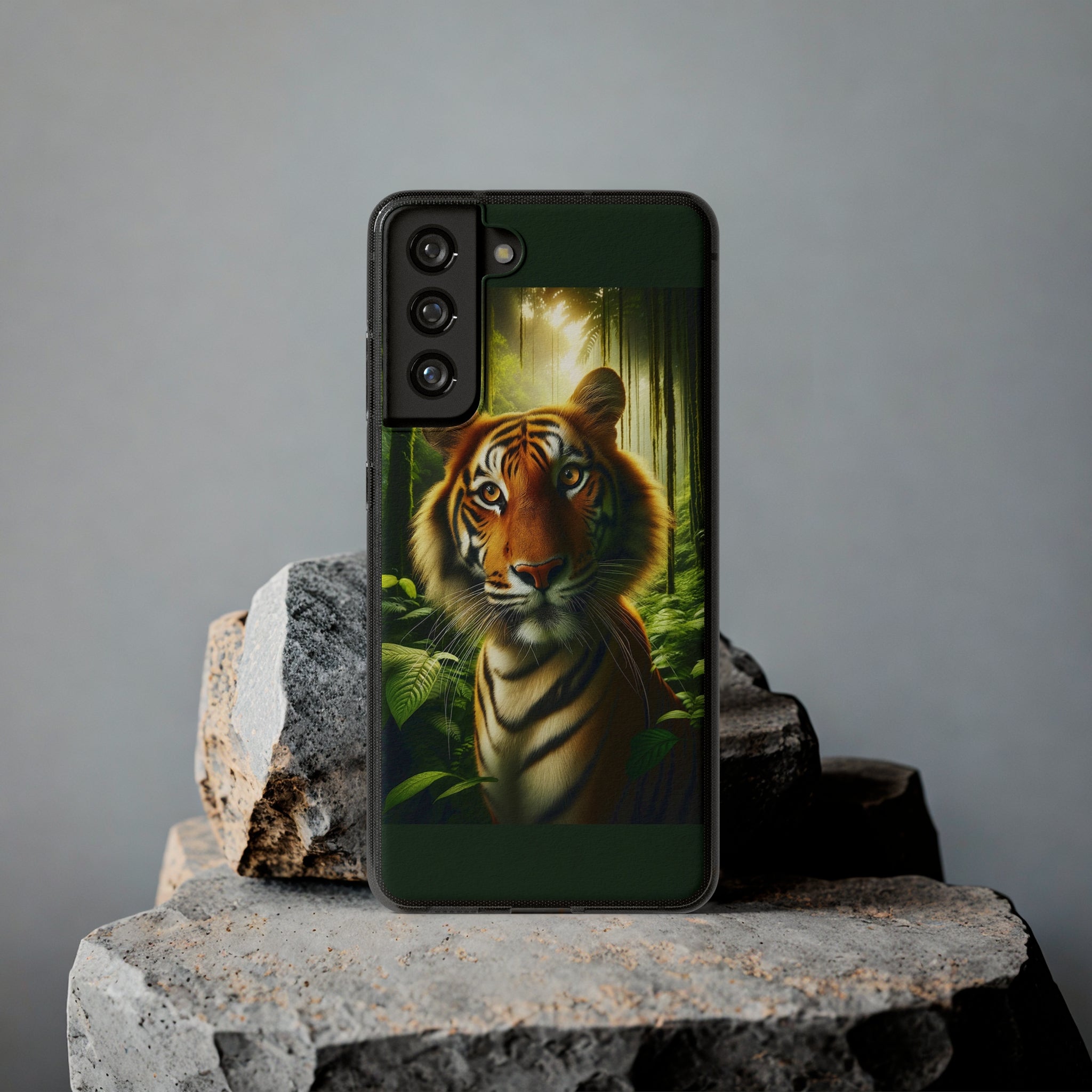 Curious Tiger - Soft Phone Cases