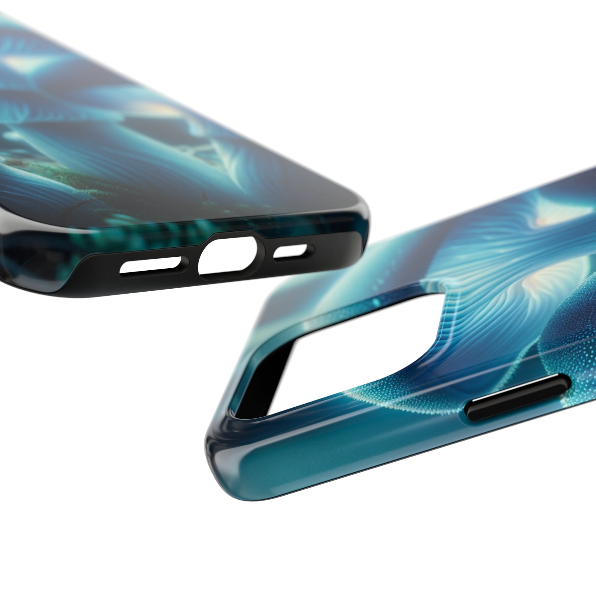 Blue Mushrooms - Tough Phone Case