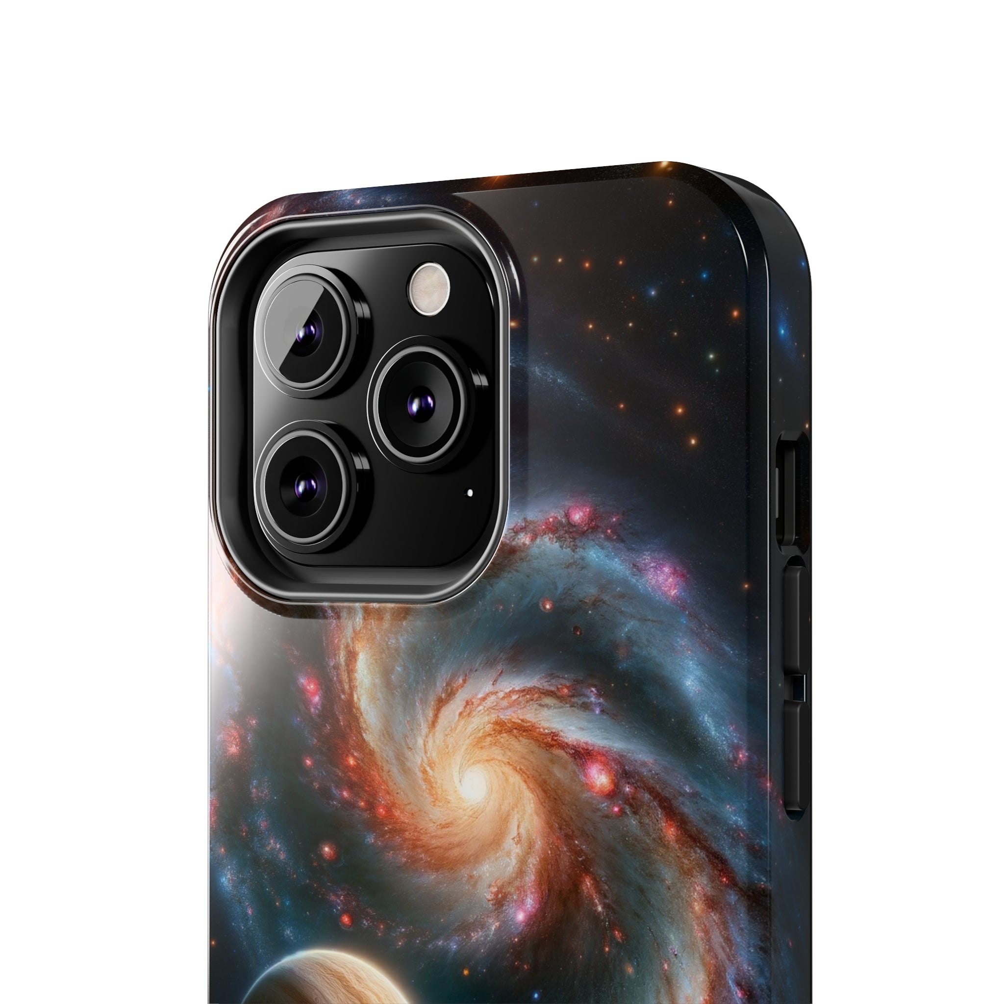 Yellow planet and wormhole - Tough Phone Case