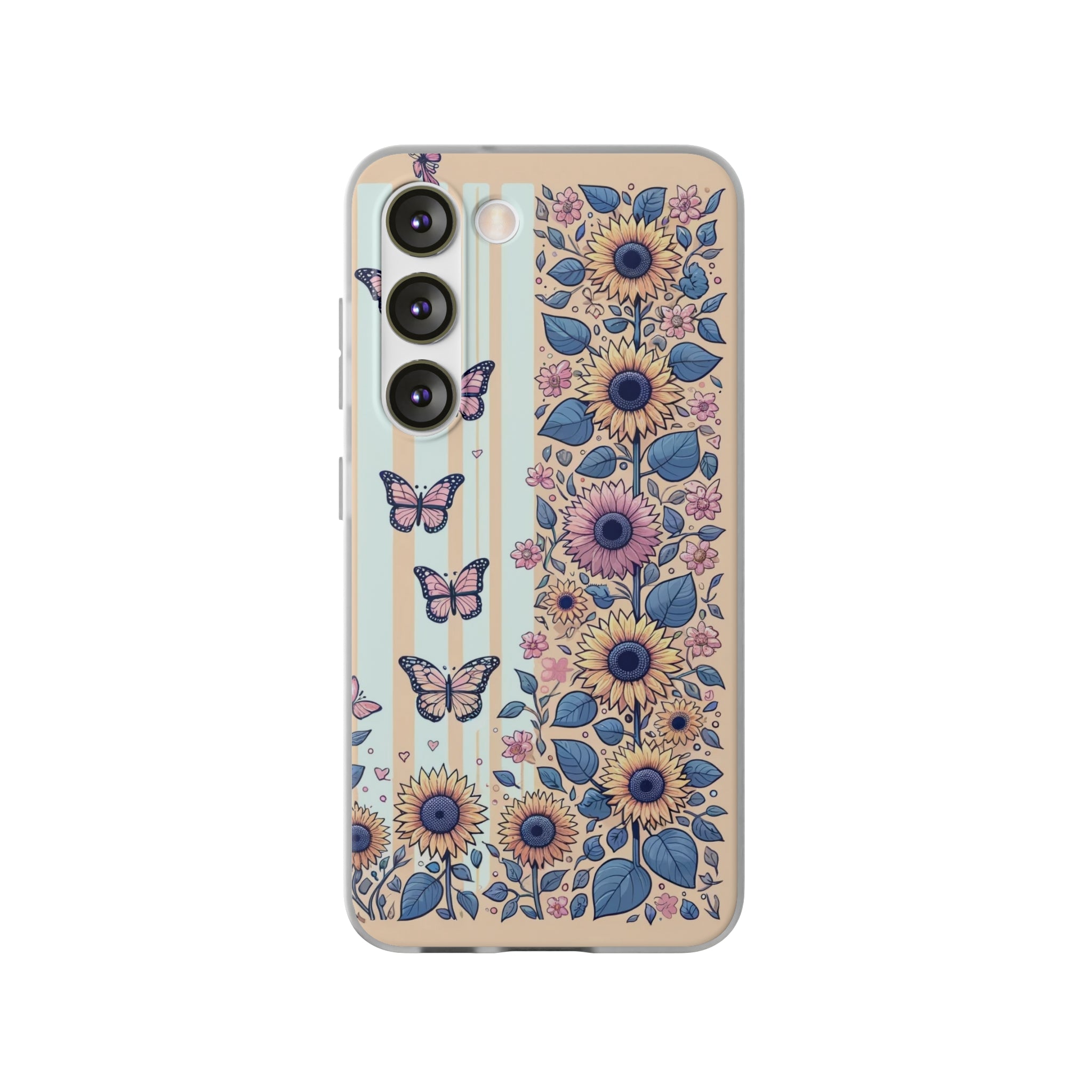 Sunflowers and butterflies - Flexi Case (Samsung only)