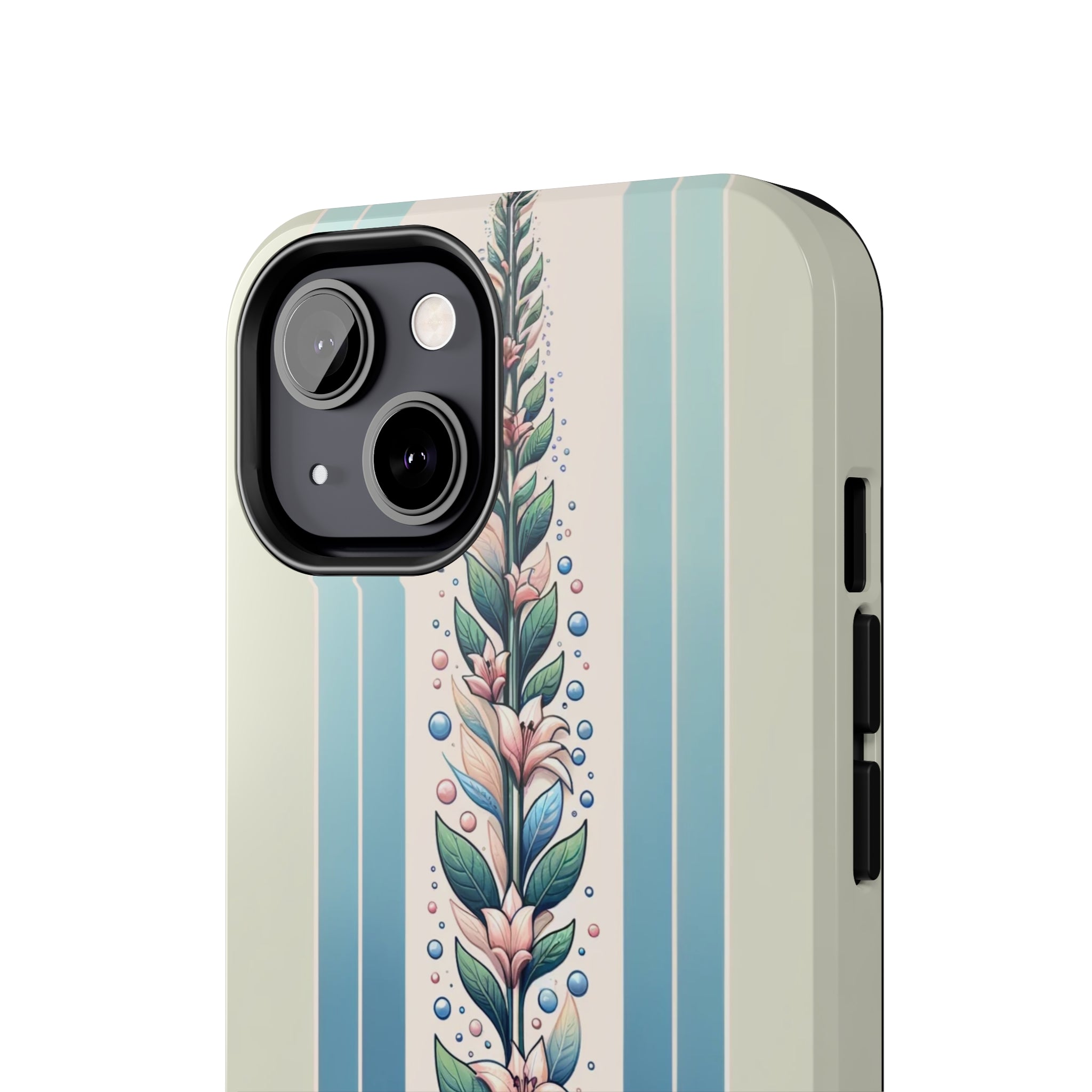 Lilies and leaves - Tough Phone Case