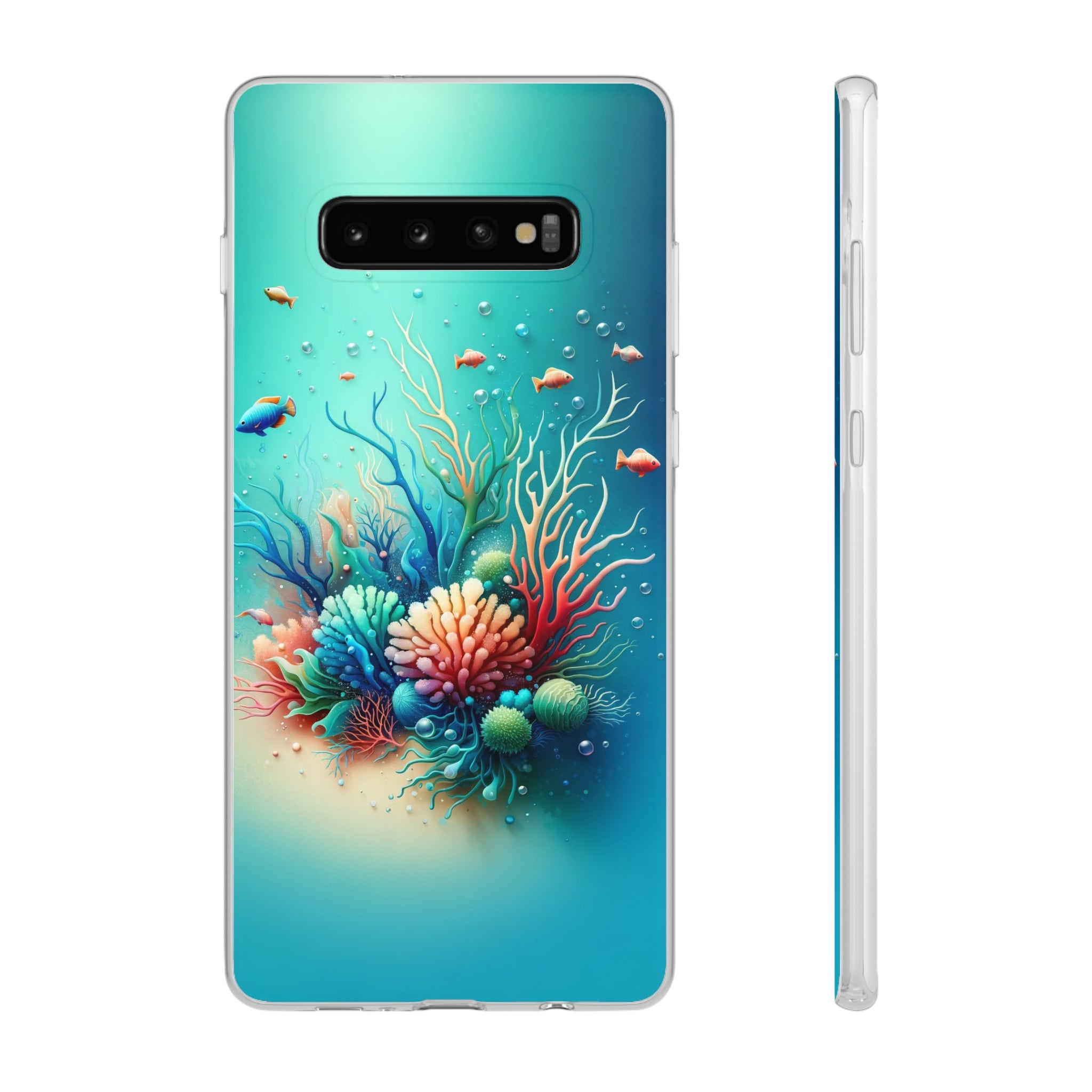 Fish around coral reef - Flexi Case (Samsung only)