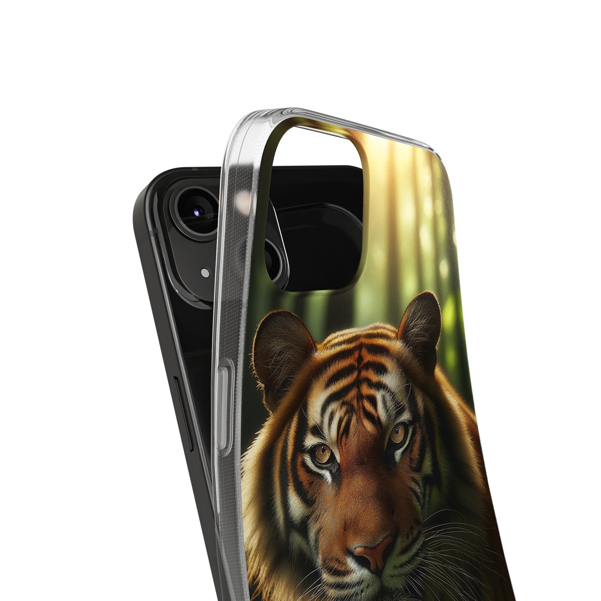 Curious Tiger - Soft Phone Case