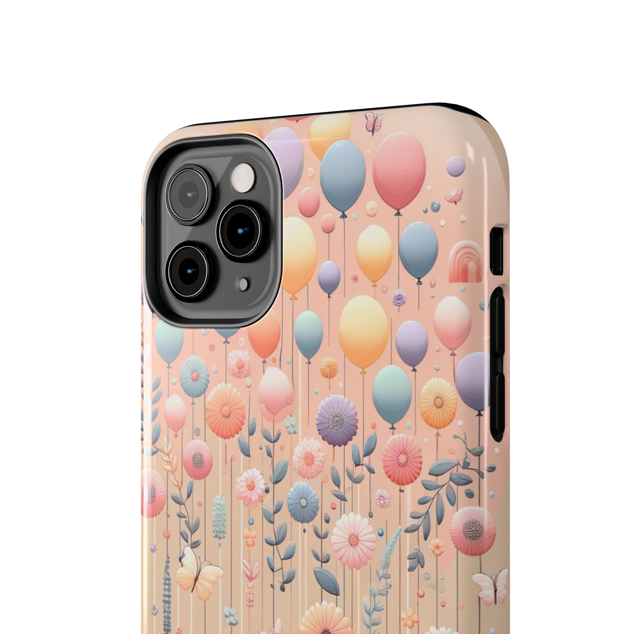 Balloons and flowers - Tough Phone Case