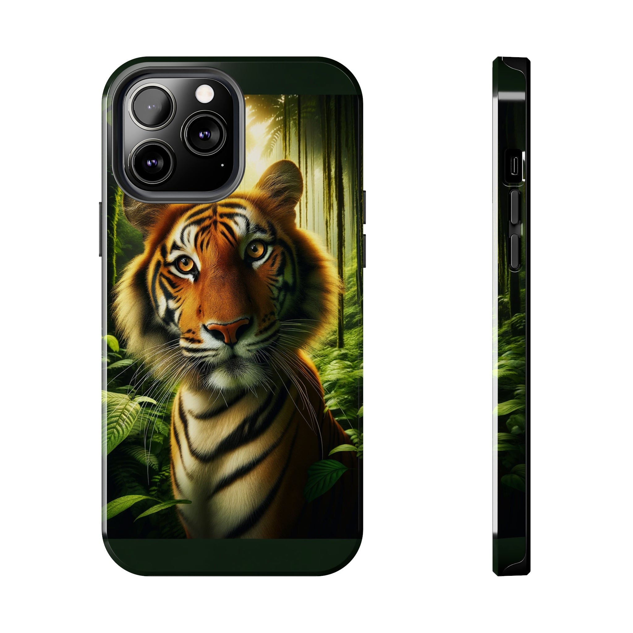 Curious Tiger - Tough Phone Case