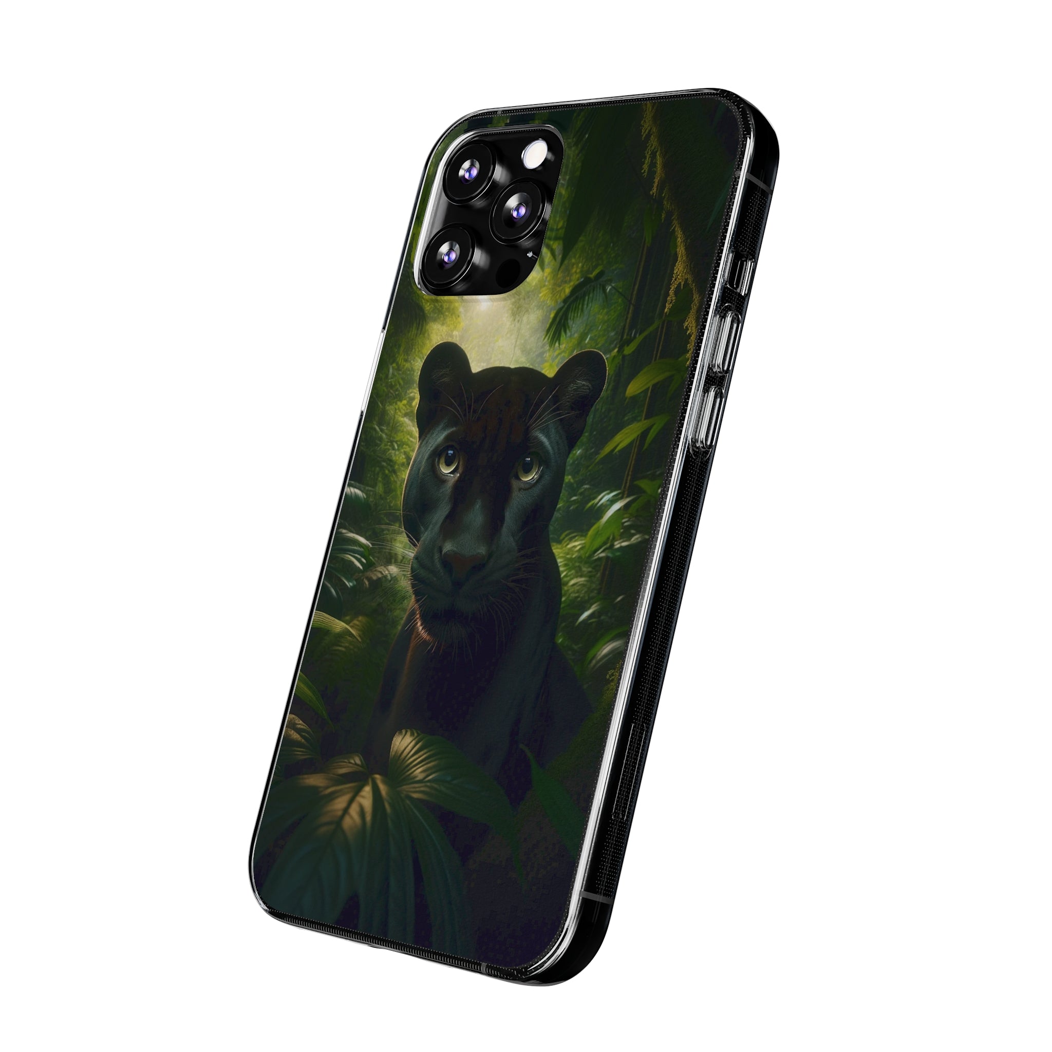 Curious Panther - Soft Phone Case