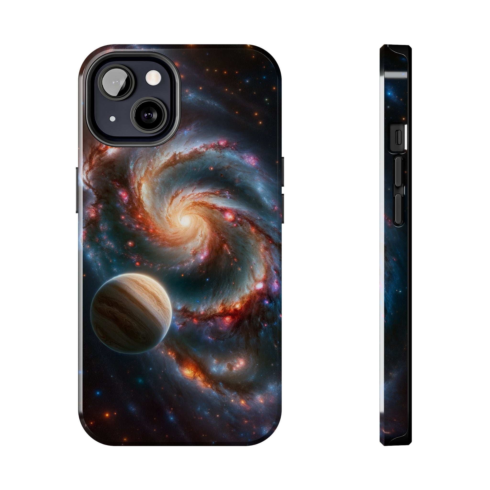 Yellow planet and wormhole - Tough Phone Case