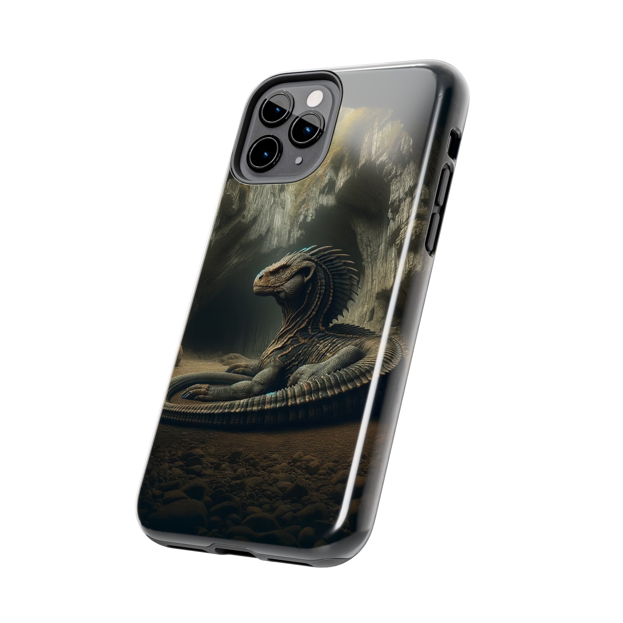 Basilisk in a cave - Tough Phone Case