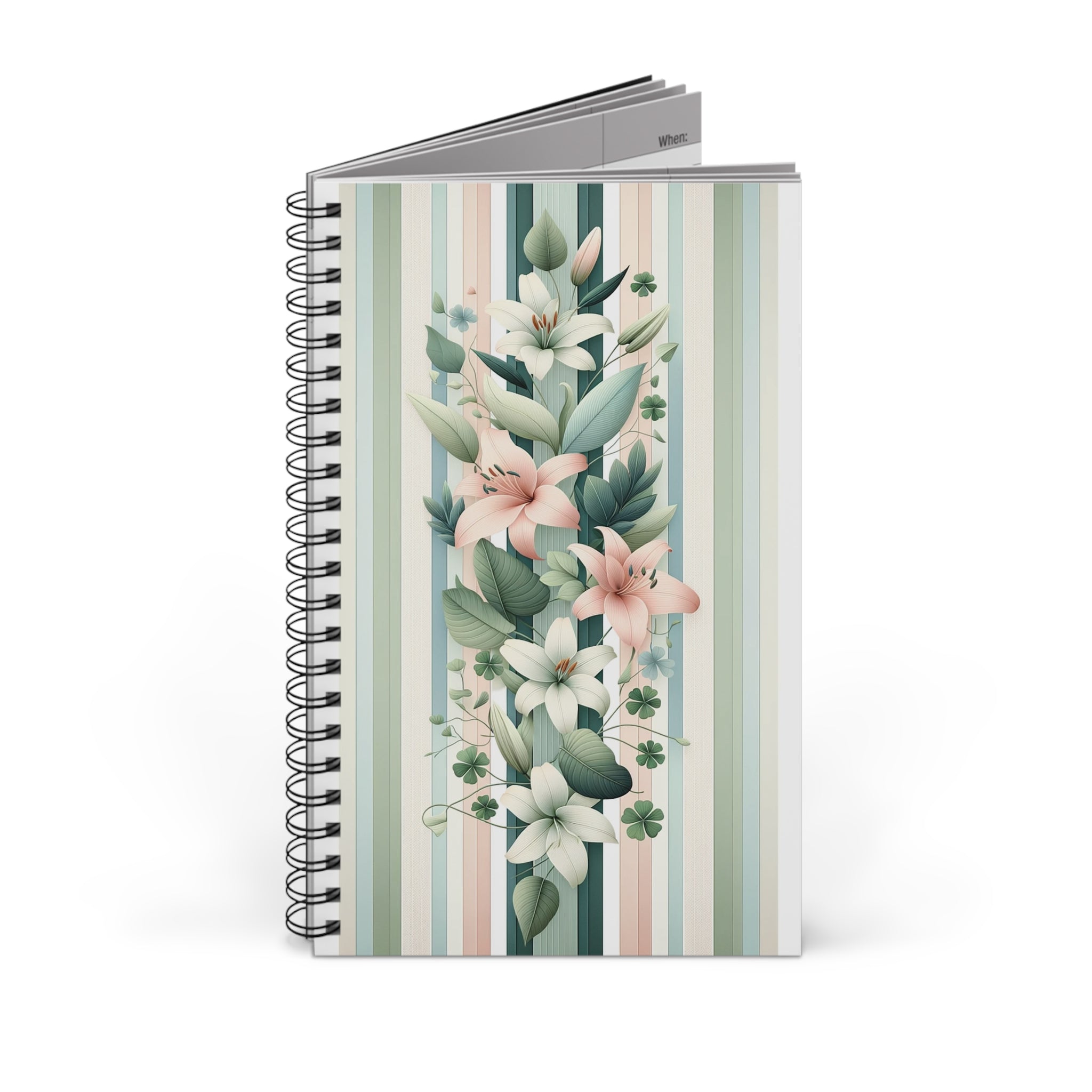 Lillies Pastel 2- Spiral Journal (EU)