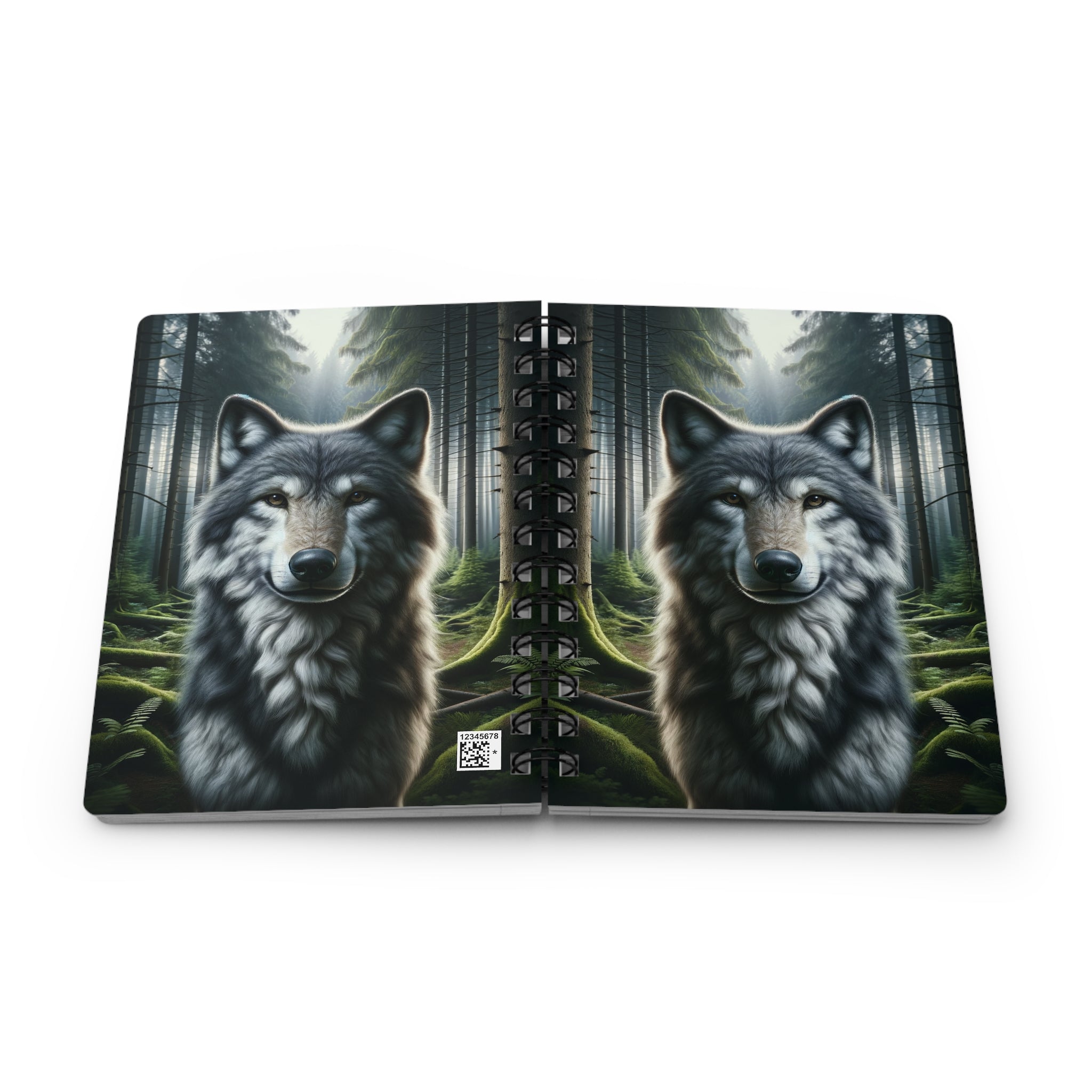 A wolf - Spiral Notebook