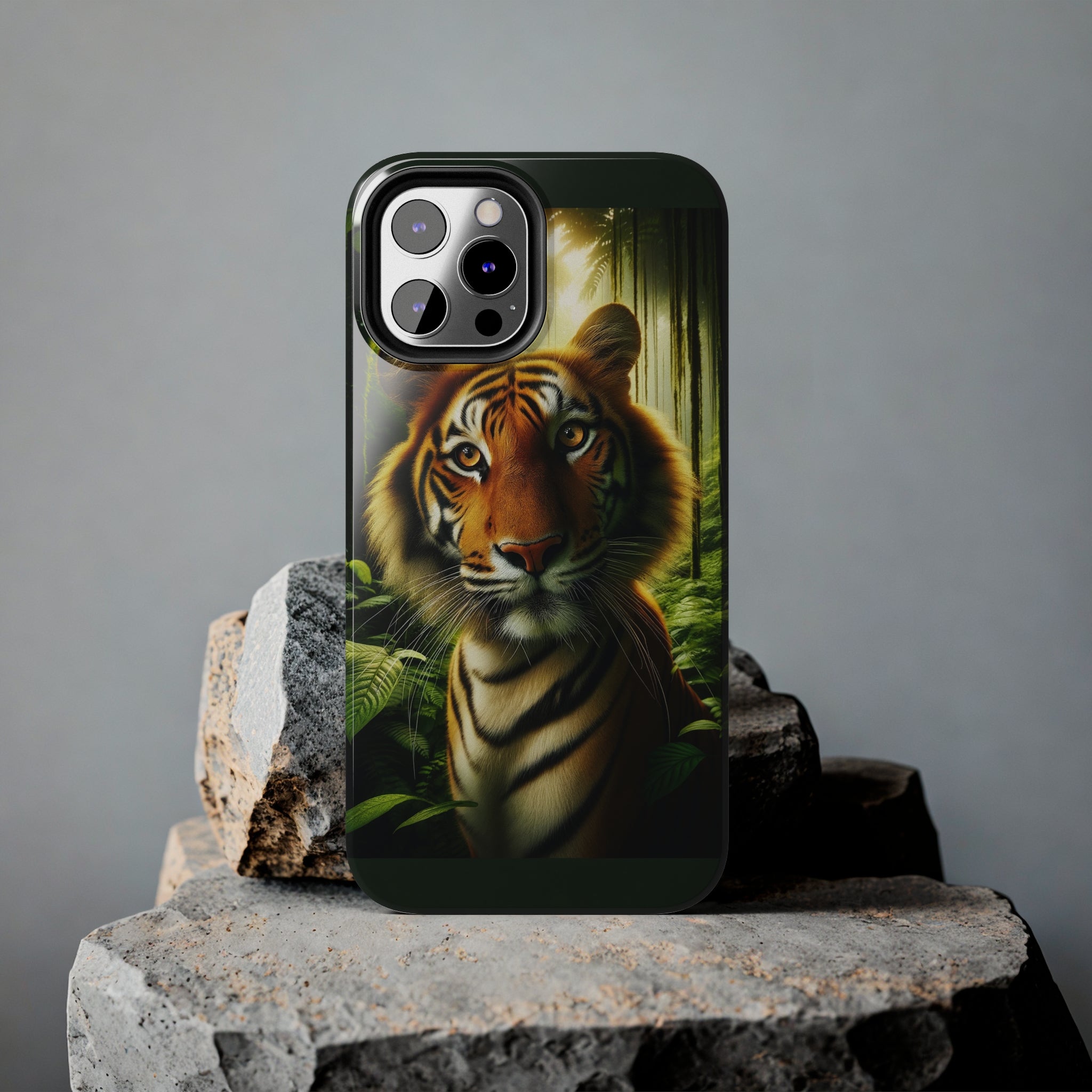 Curious Tiger - Tough Phone Case