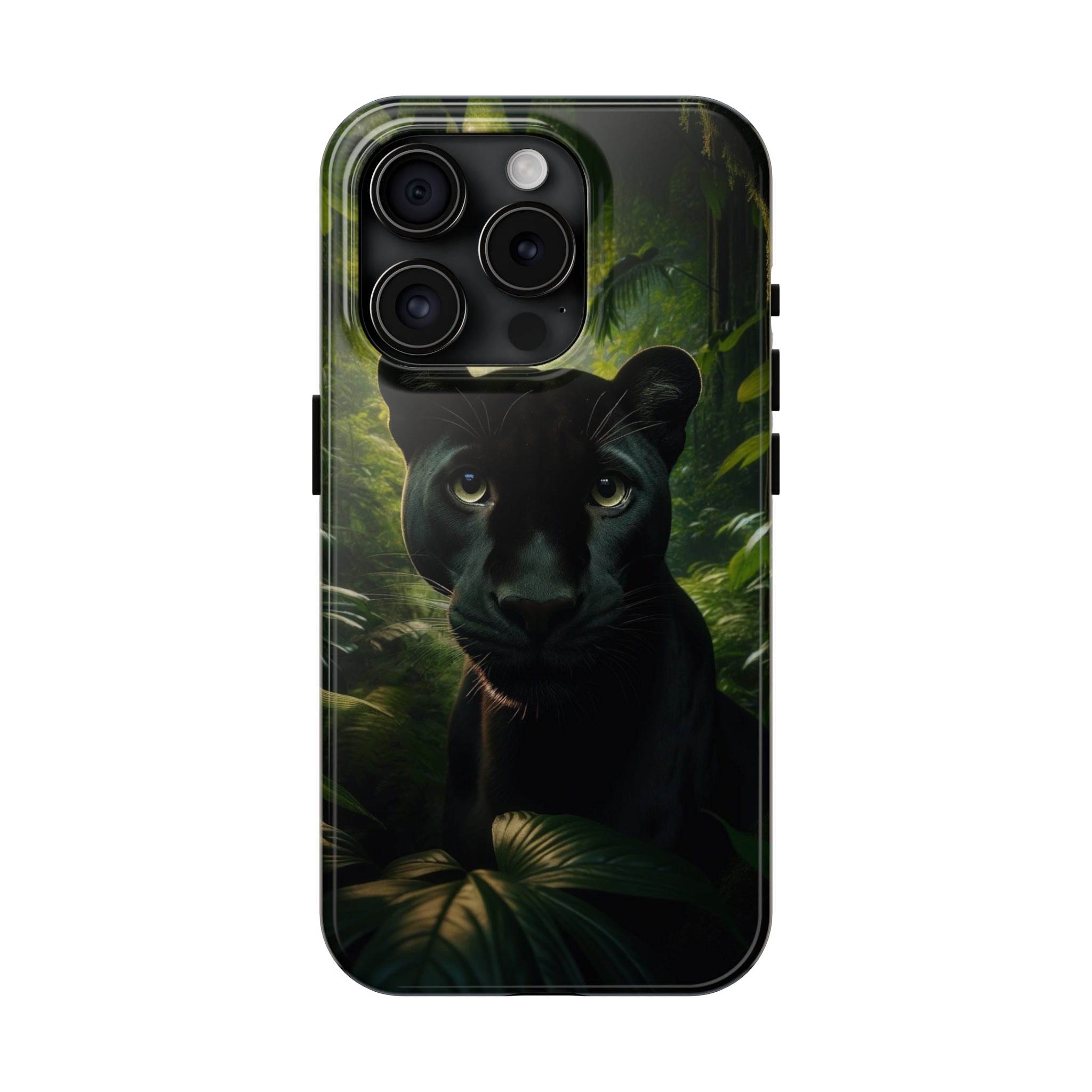 Curious black panther - Tough Phone Case