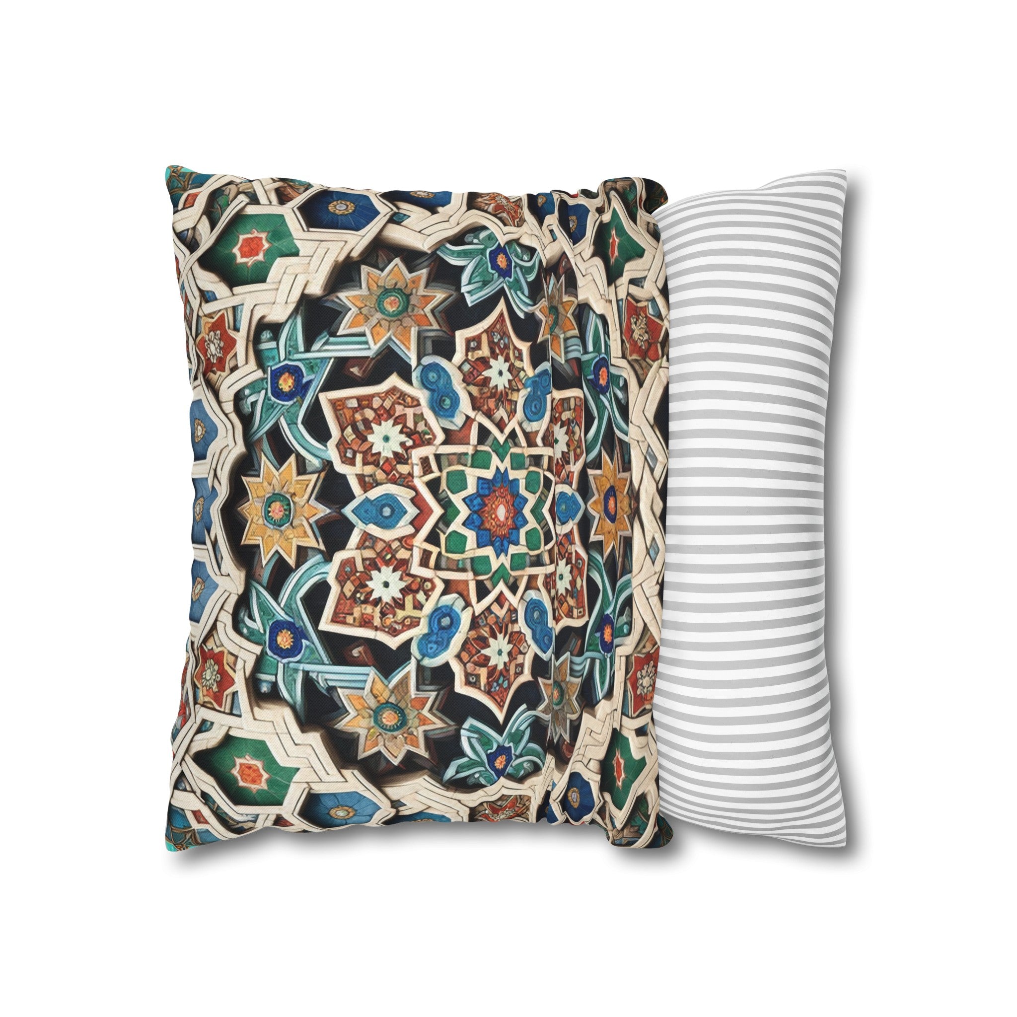 Persian Art 1 - Polyester Square Pillowcase