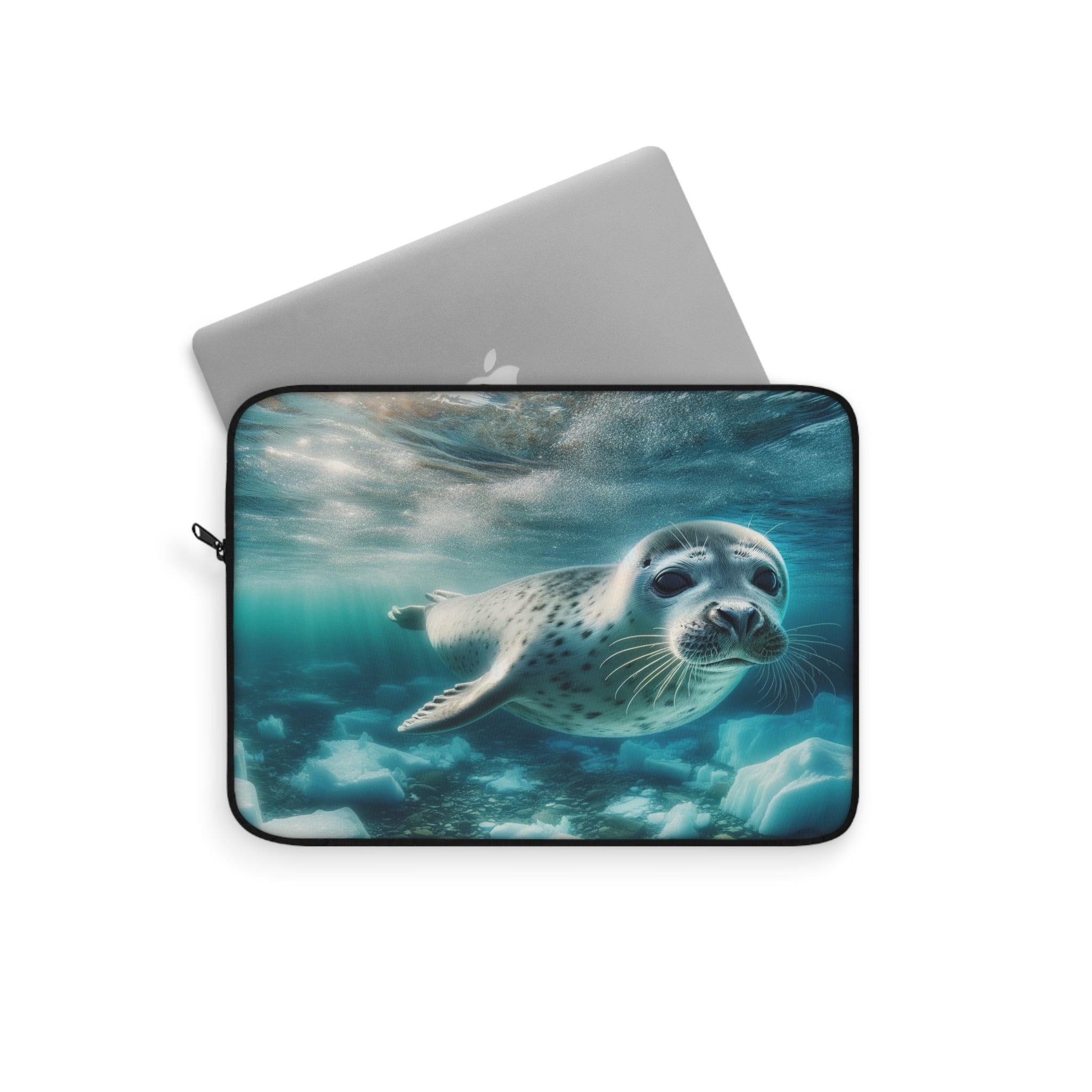 A curious seal - Laptop Sleeve