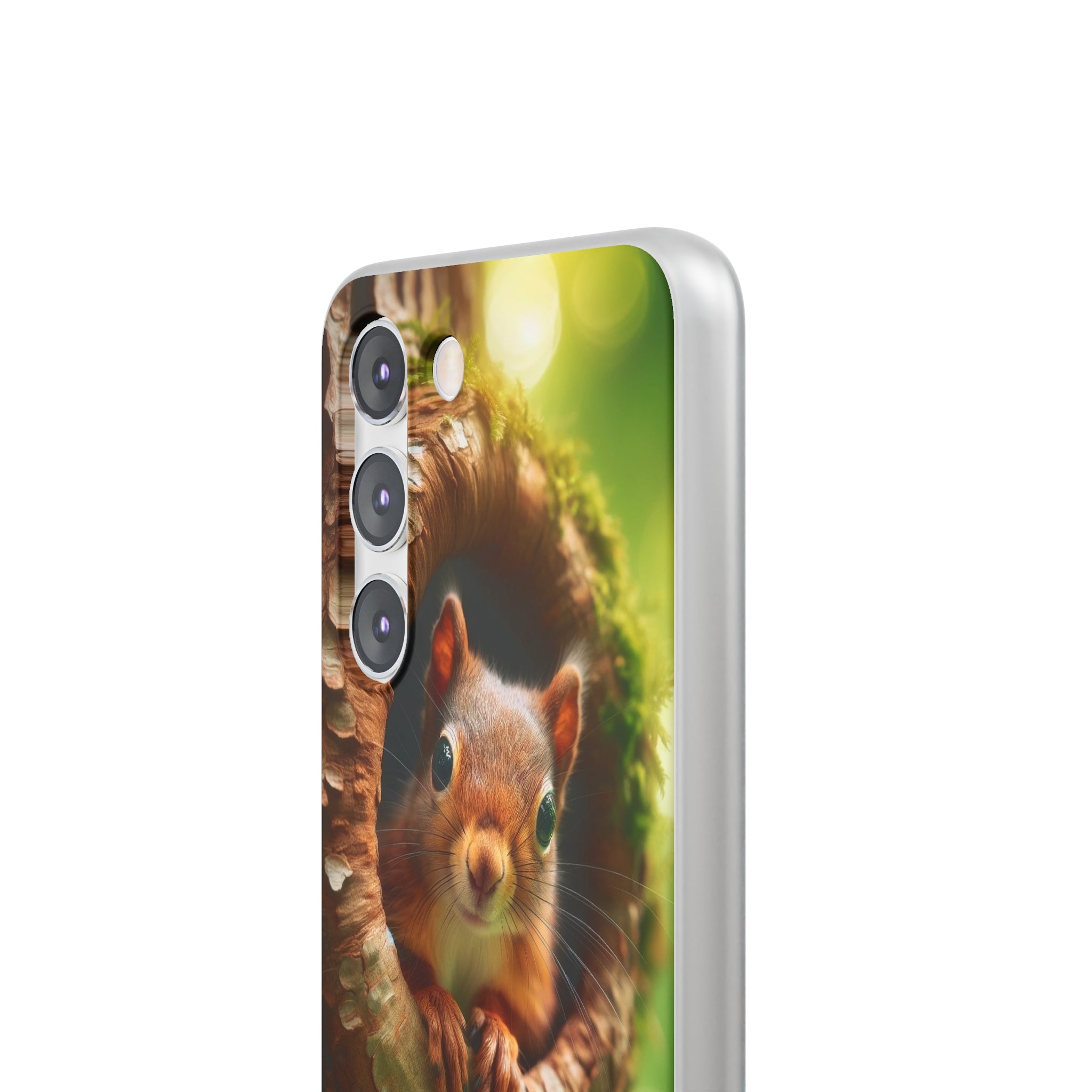 Squirrel in a treehole - Flexi Case (Samsung only)