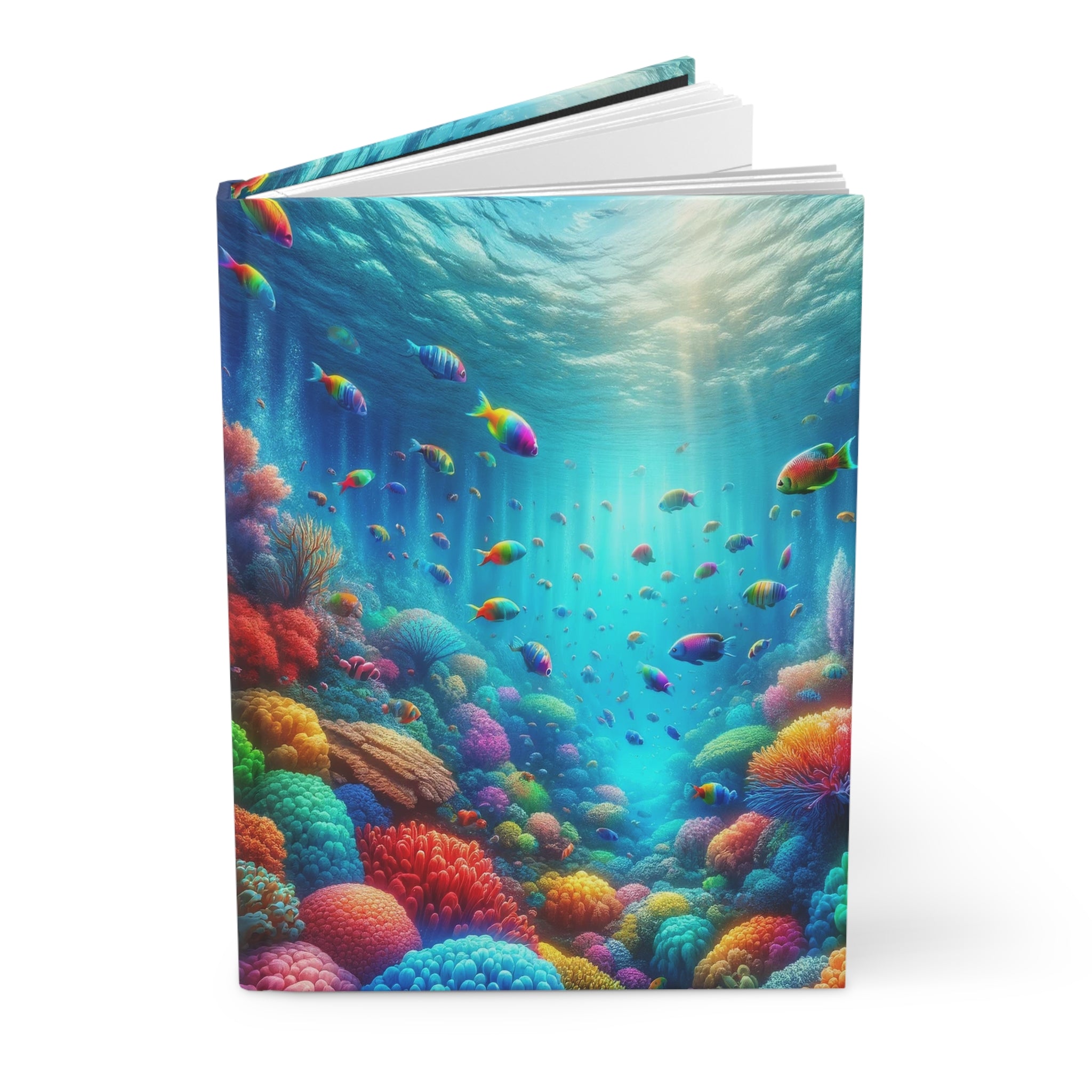 Colourful fish - Hardcover Notebook