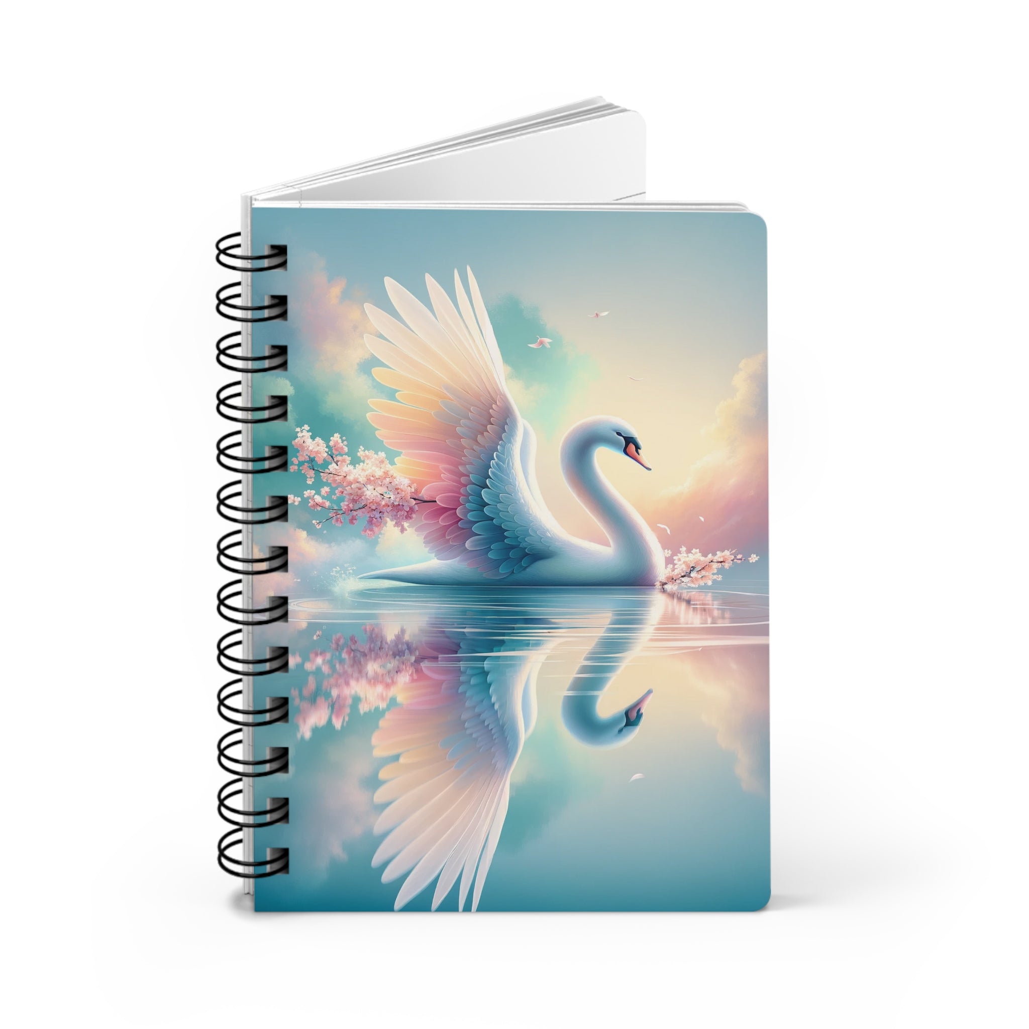 Swan - Spiral Notebook