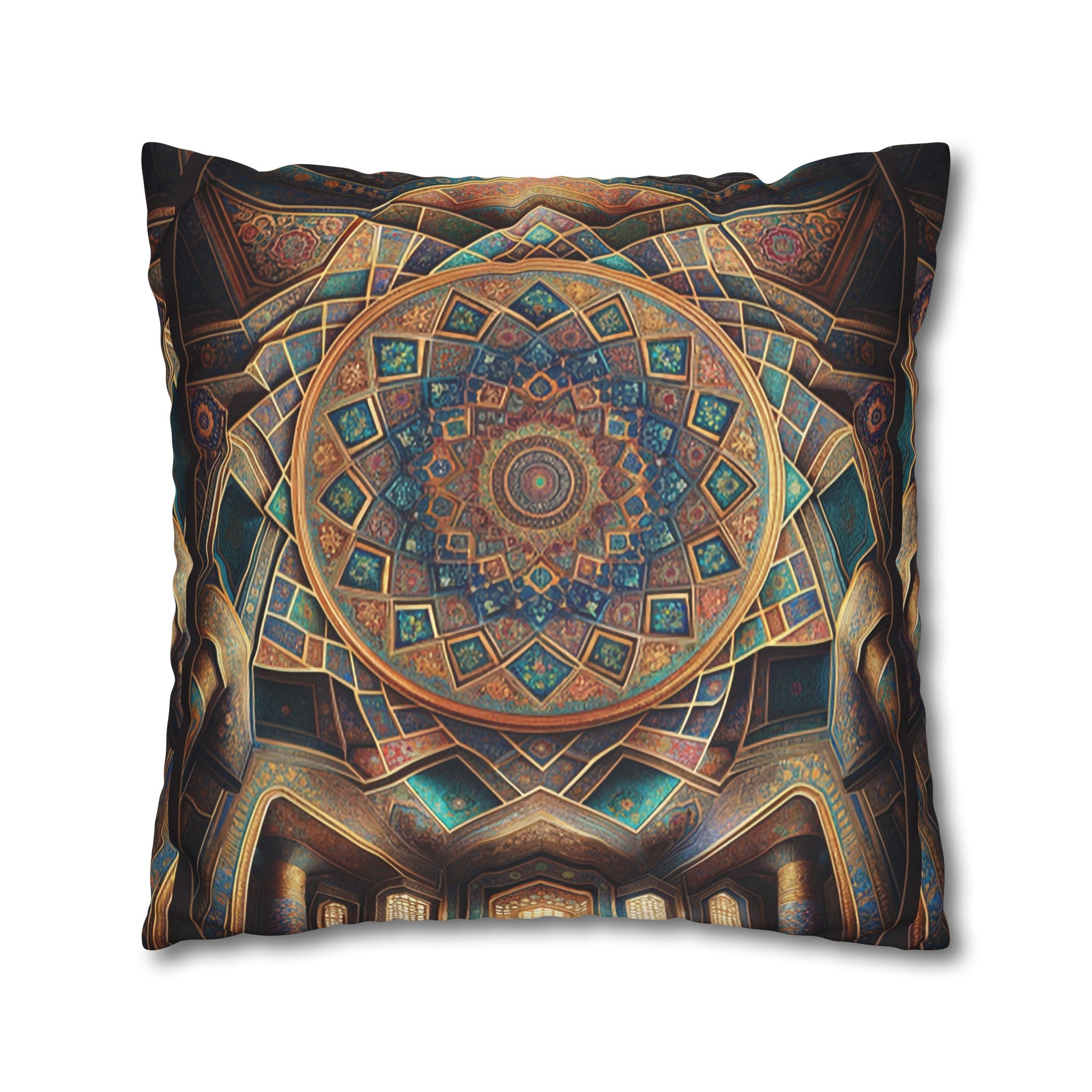 Persian Art (5) - Suede Square Pillowcase