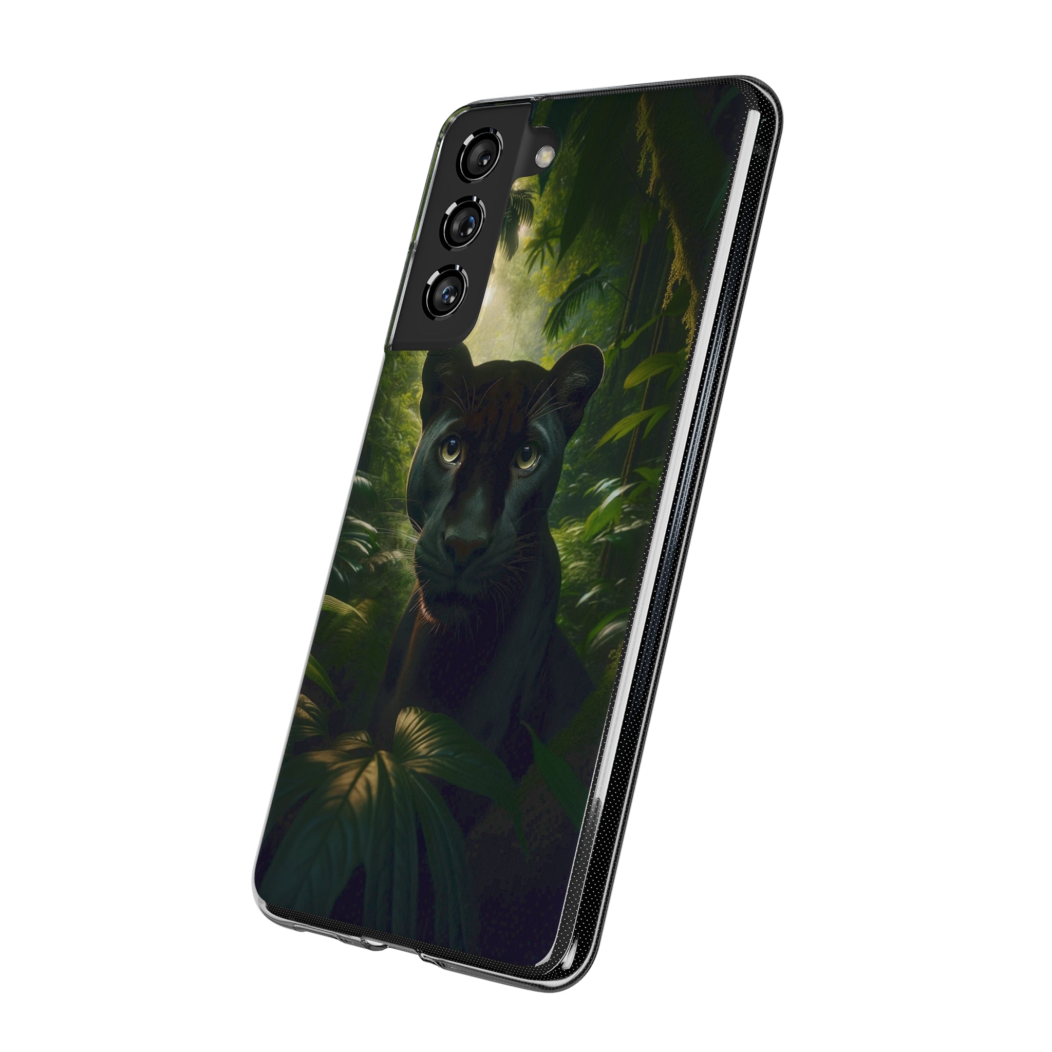 Curious Panther - Soft Phone Case