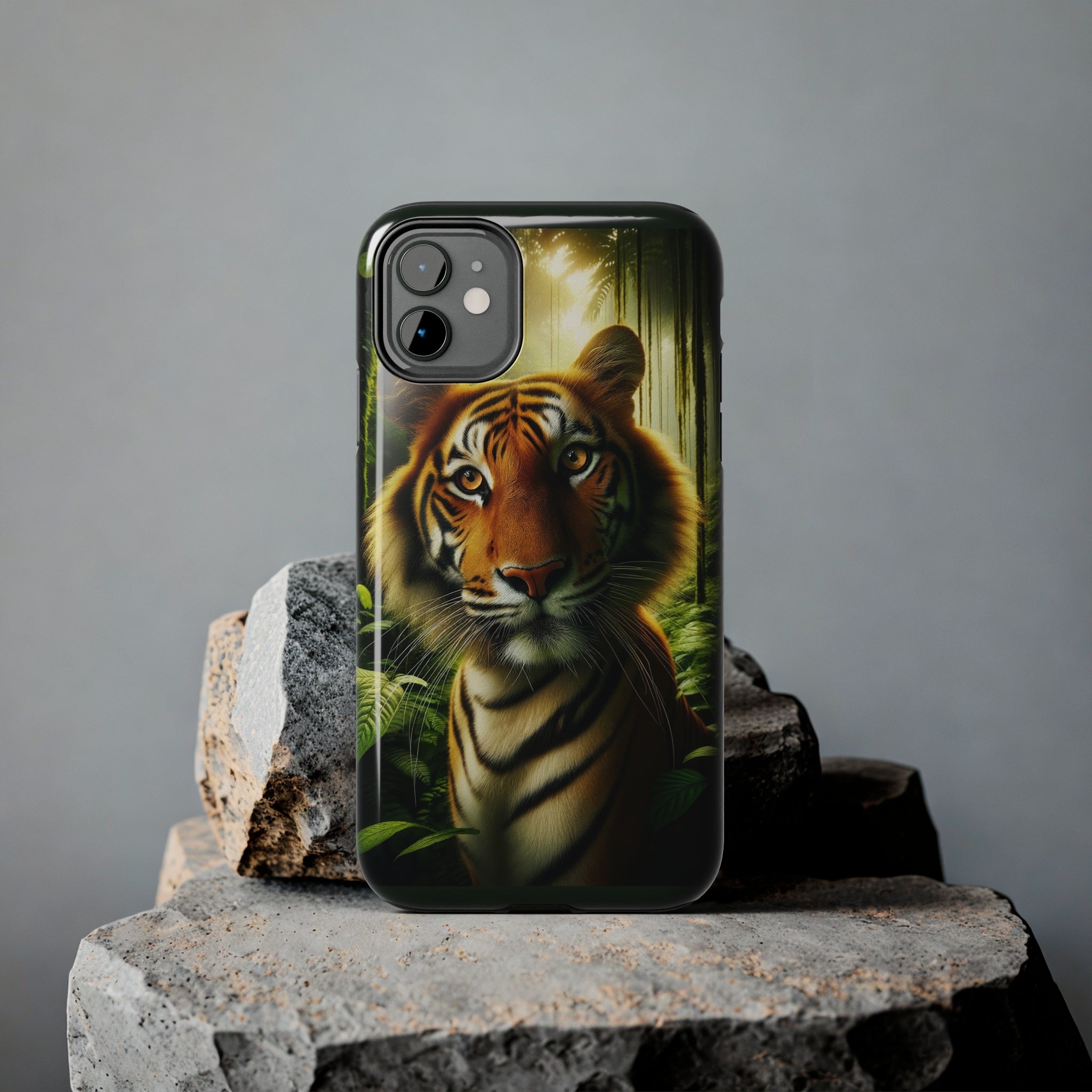 Curious Tiger - Tough Phone Case