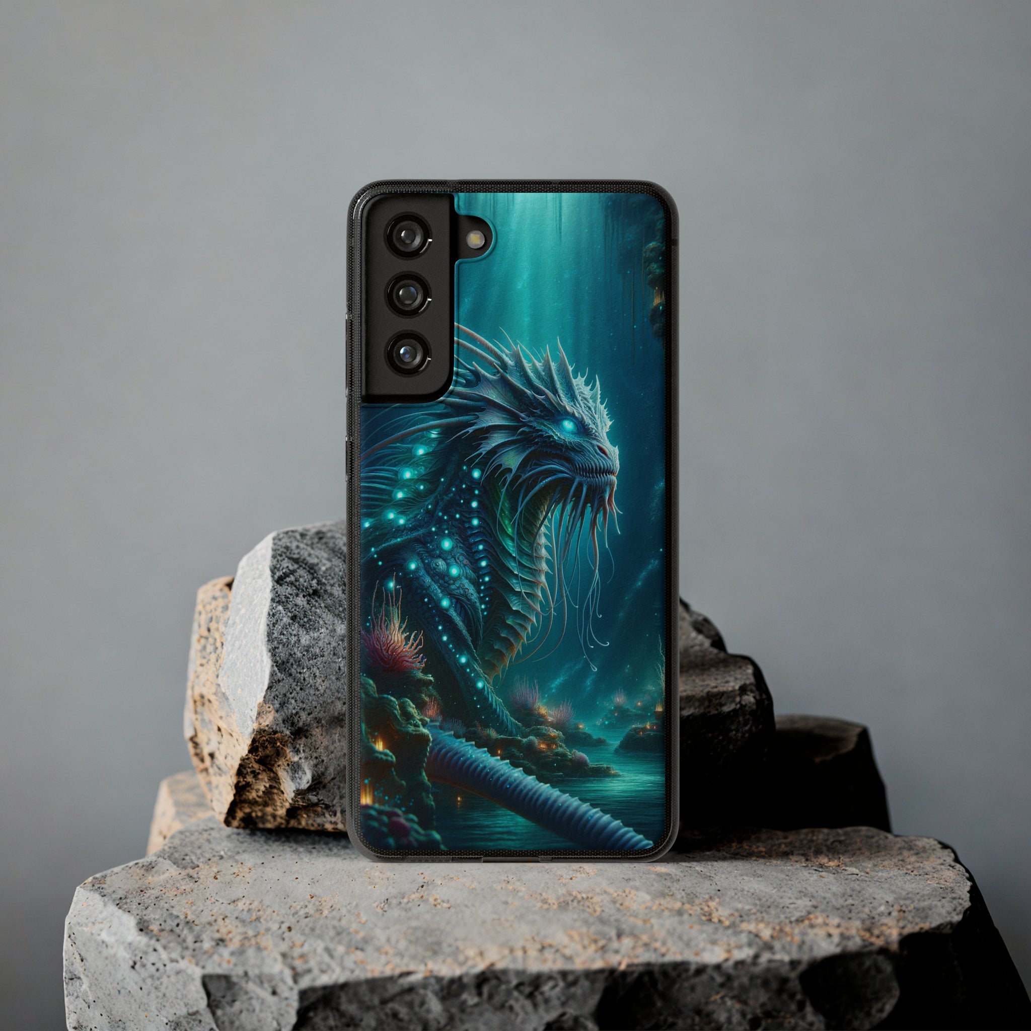 Sea monster - Soft Phone Case