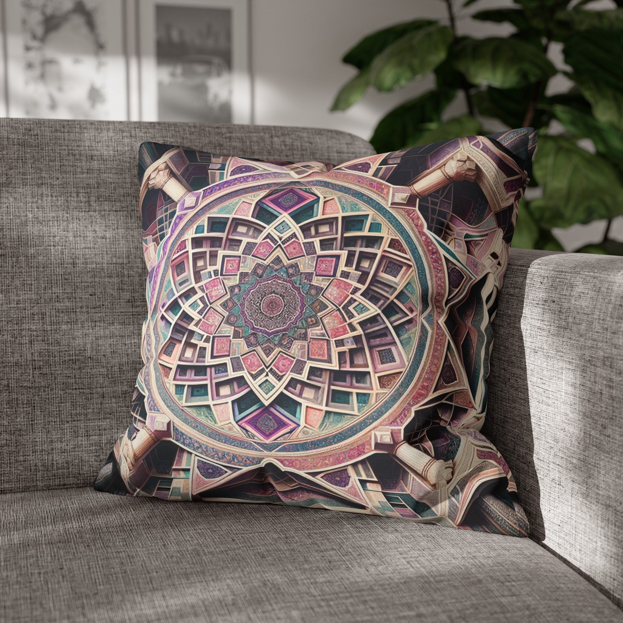 Persian Art (6) - Suede Square Pillowcase