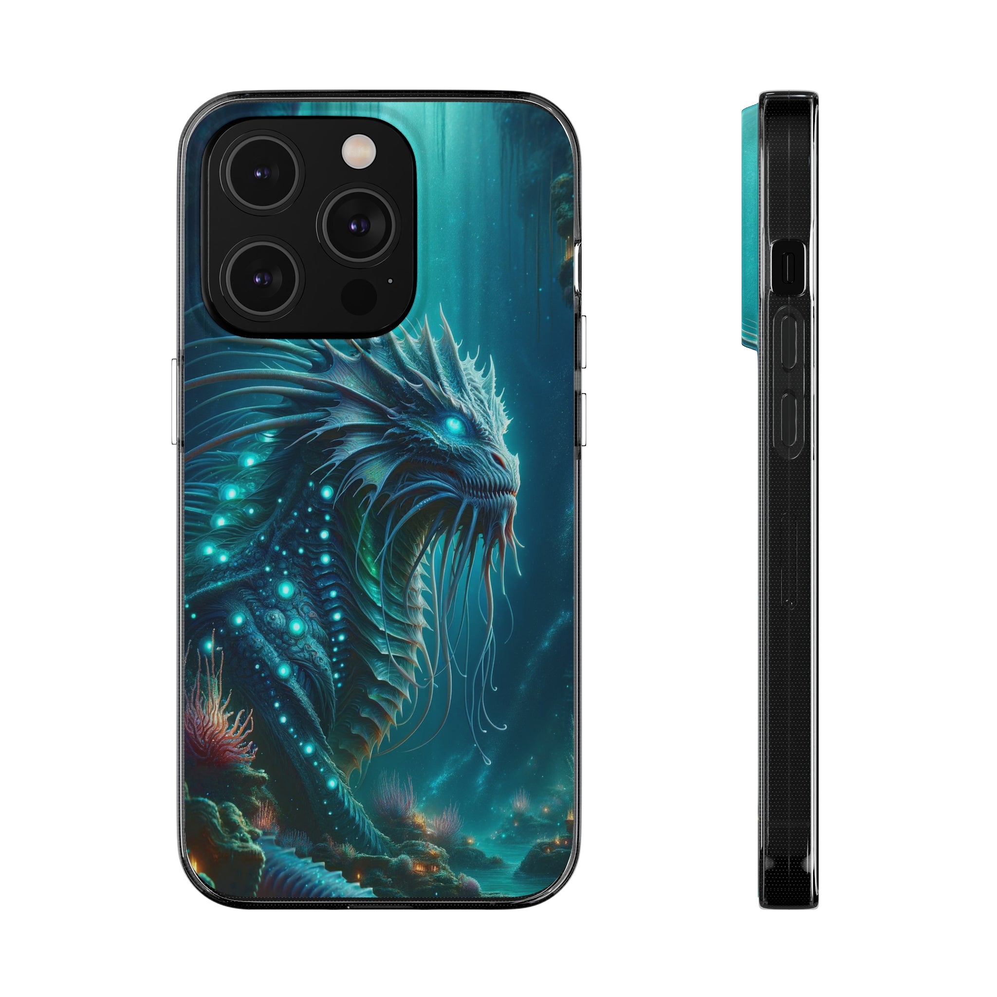 Sea monster - Soft Phone Case