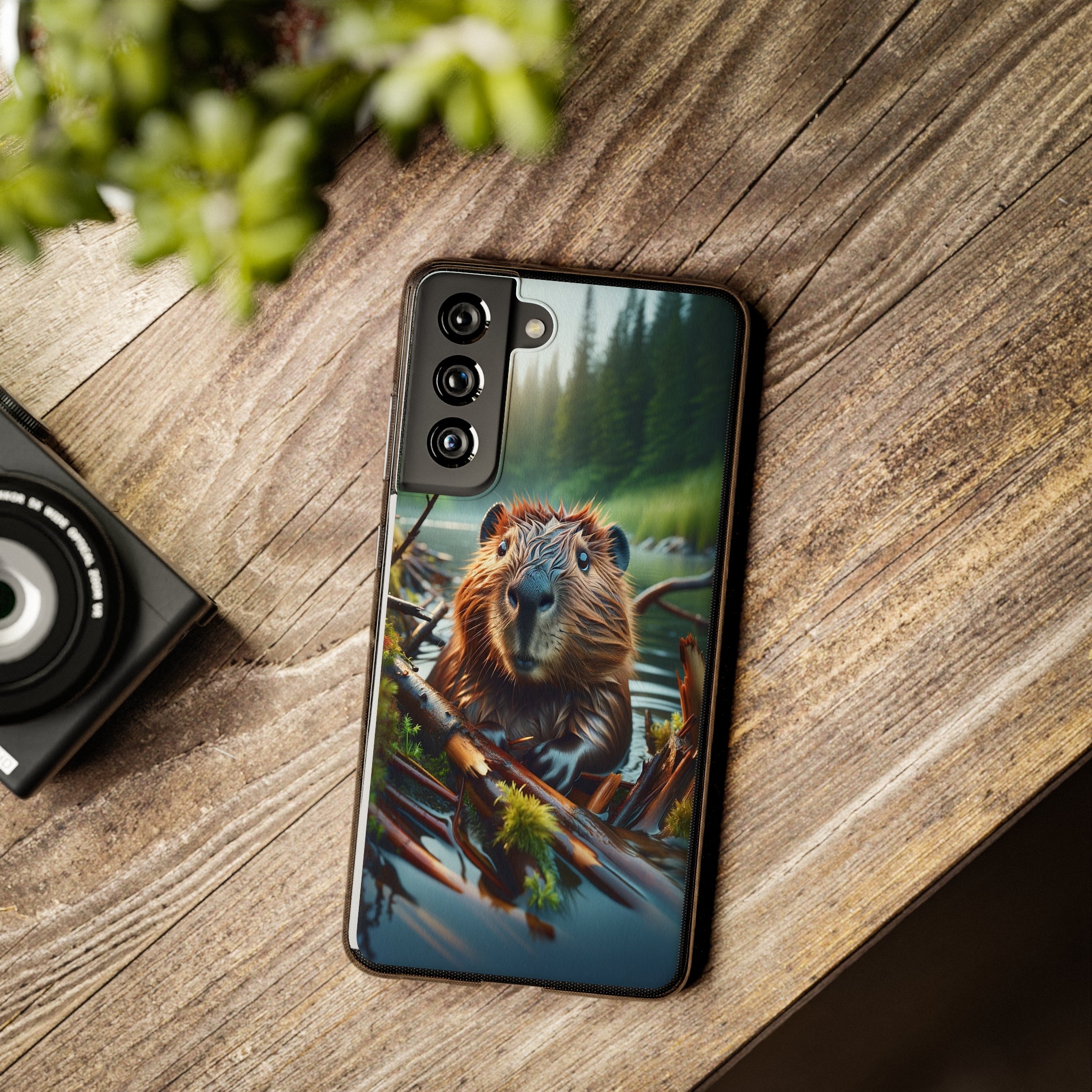 Curious Beaver - Soft Phone Case