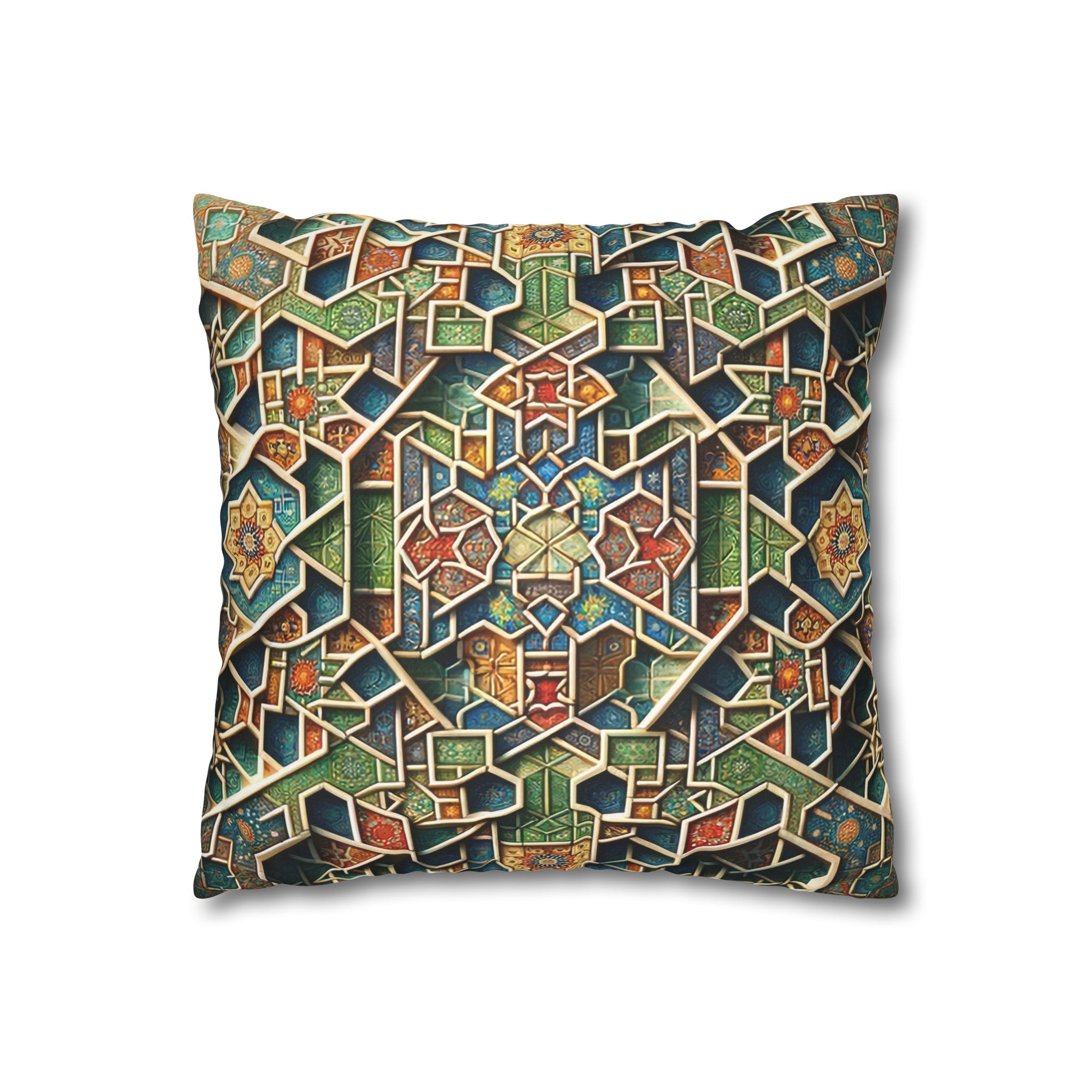 Persian Art (2) - Suede Square Pillowcase