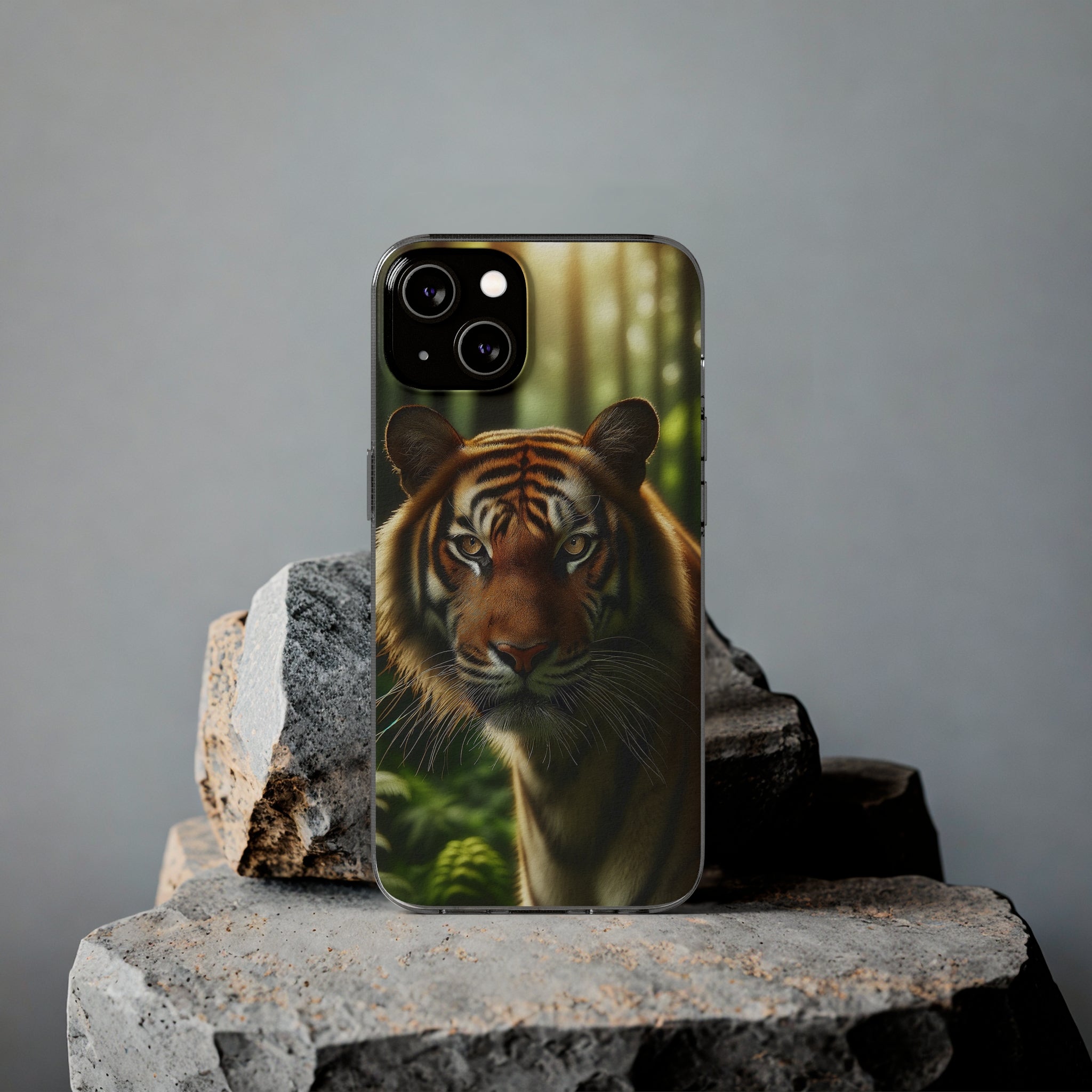 Curious Tiger - Soft Phone Case