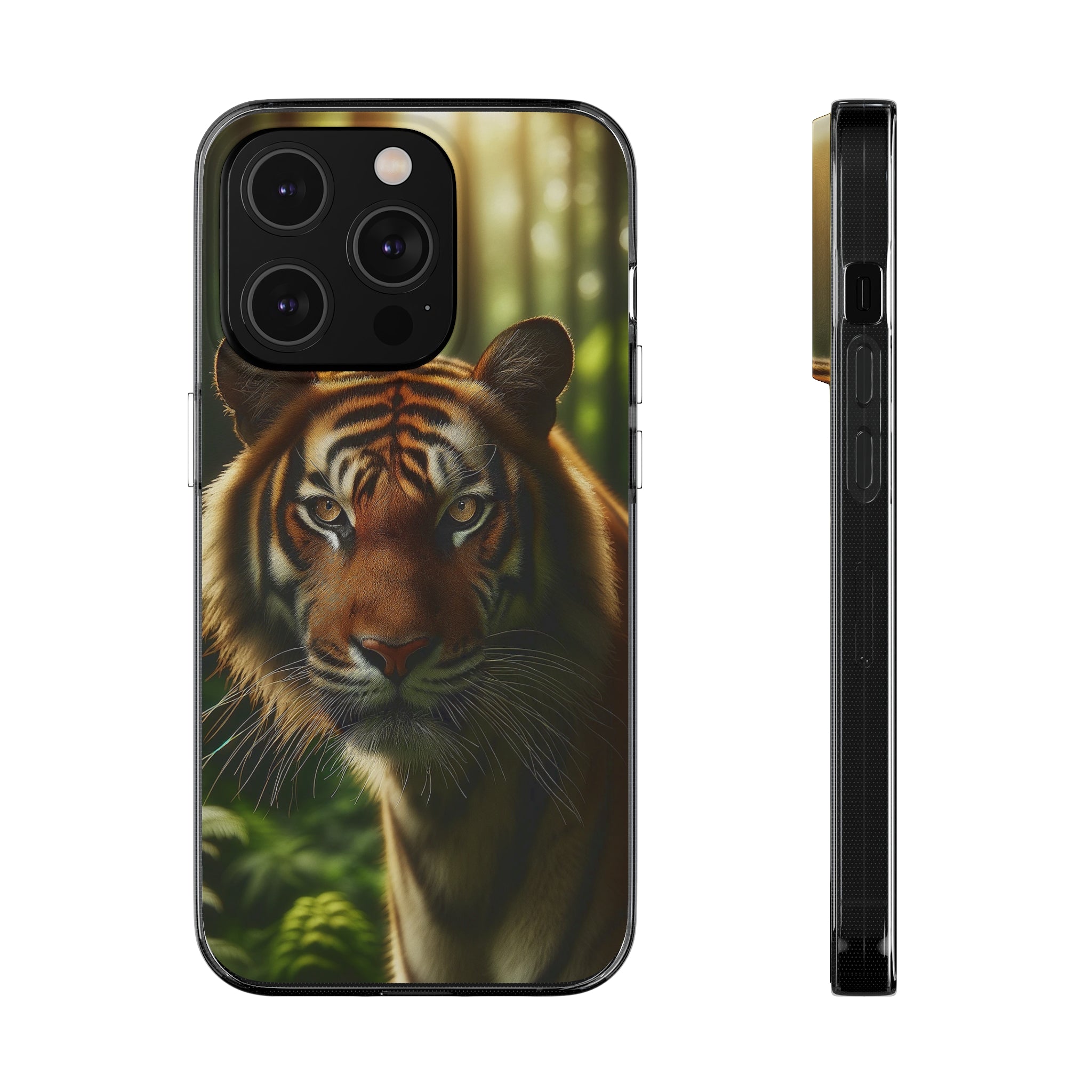 Curious Tiger - Soft Phone Case