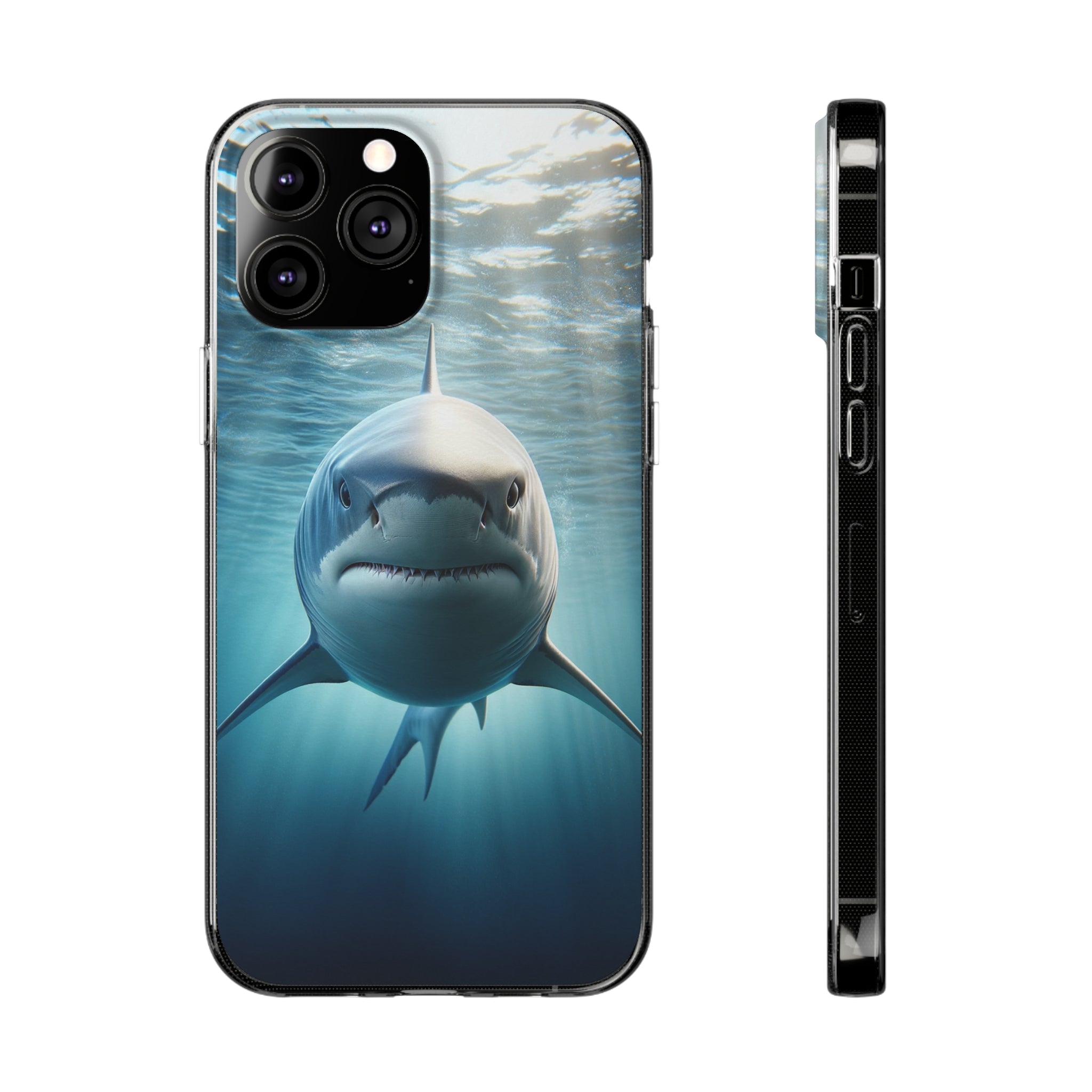 Curious Shark - Soft Phone Case