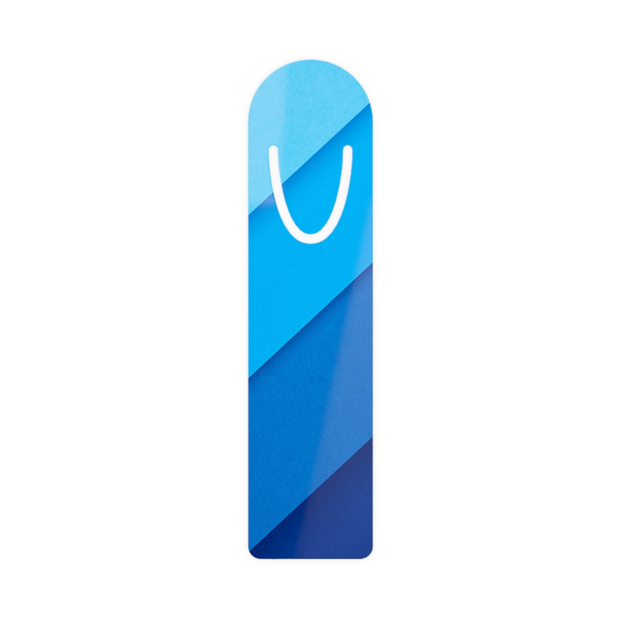 Blue, diagonal shades 2 - Bookmark