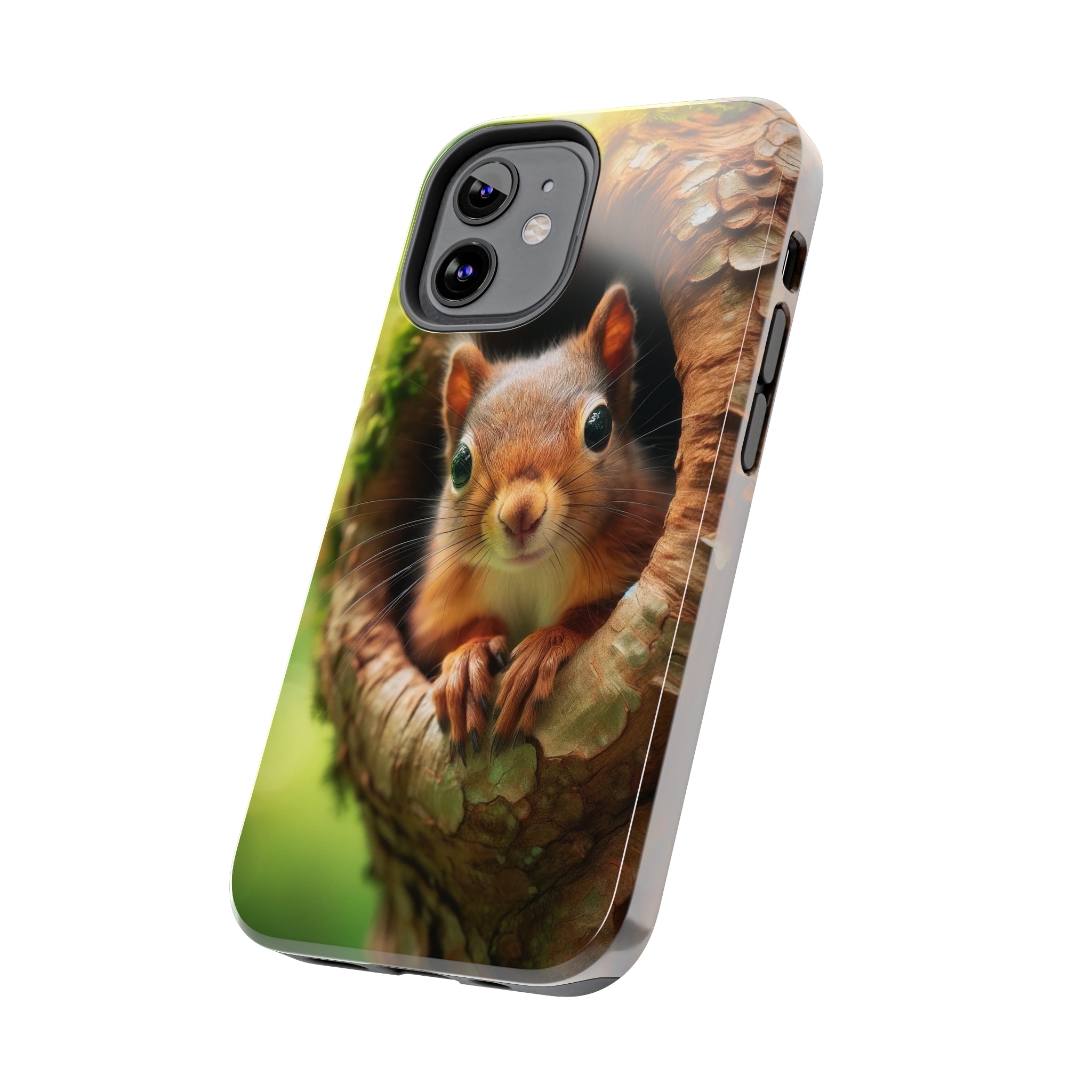 Squirrel in a tree - Tough Phone Case