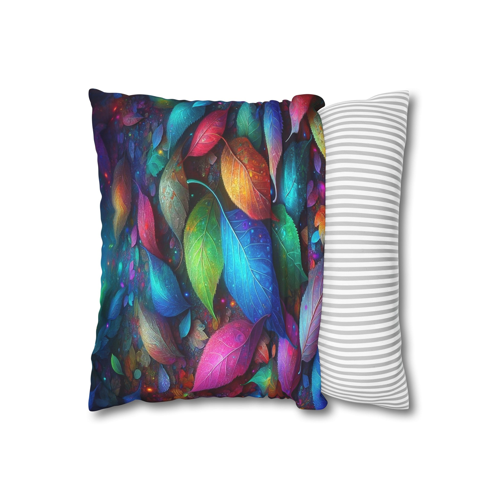 Magical leaves (3) - Suede Square Pillowcase