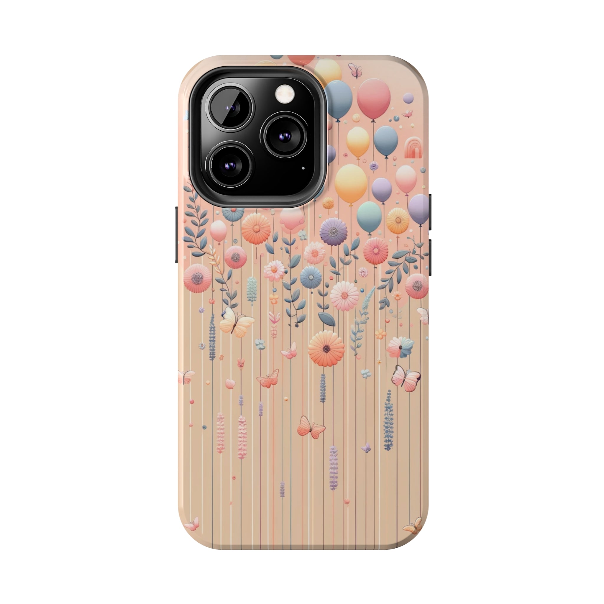 Balloons and flowers - Tough Phone Case