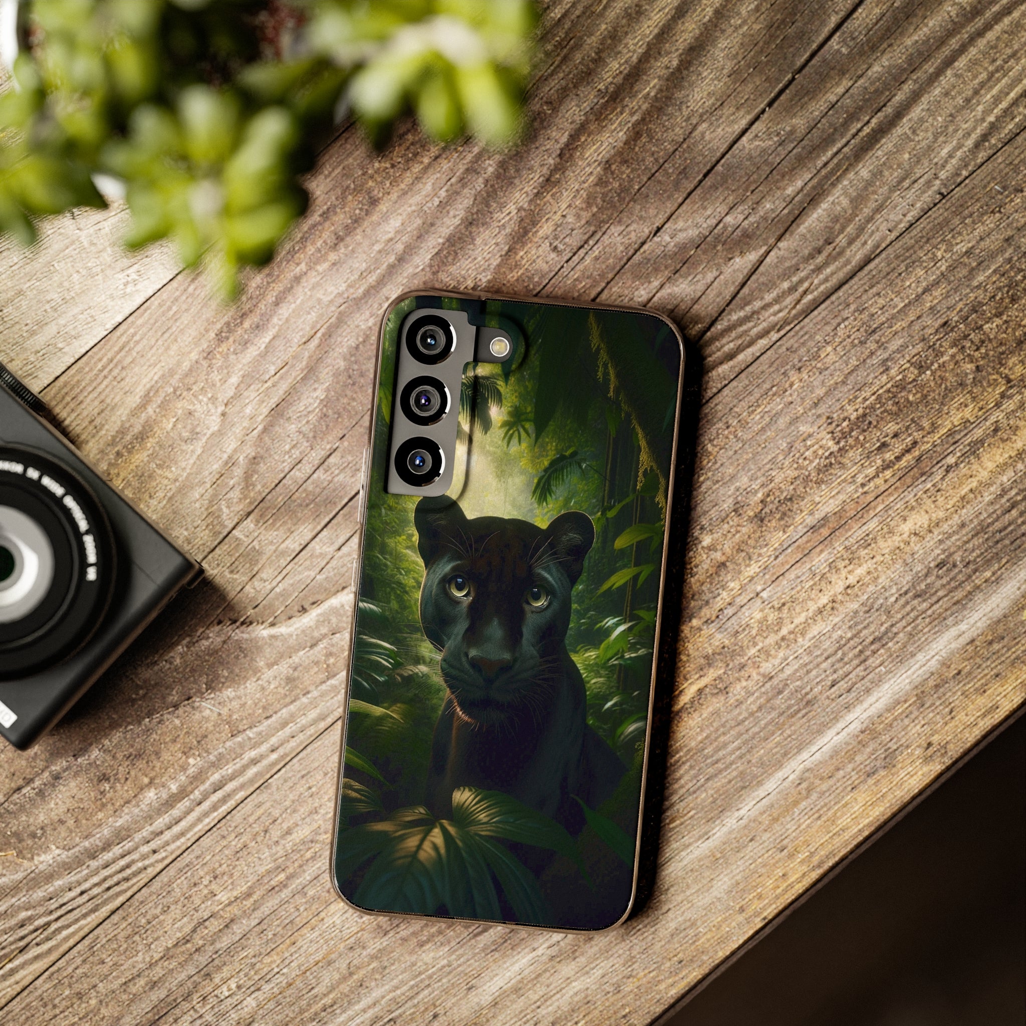 Curious Panther - Soft Phone Case