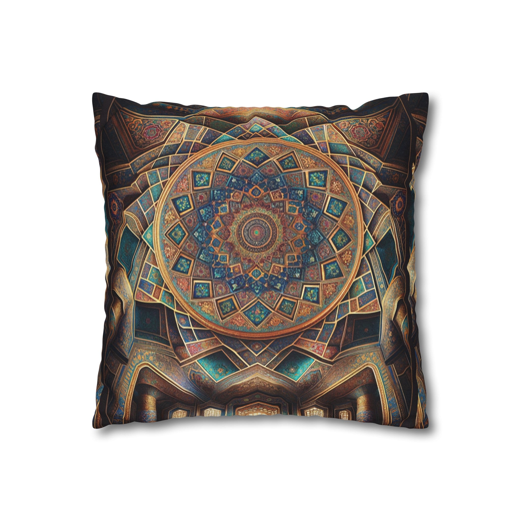 Persian Art 5 - Polyester Square Pillowcase