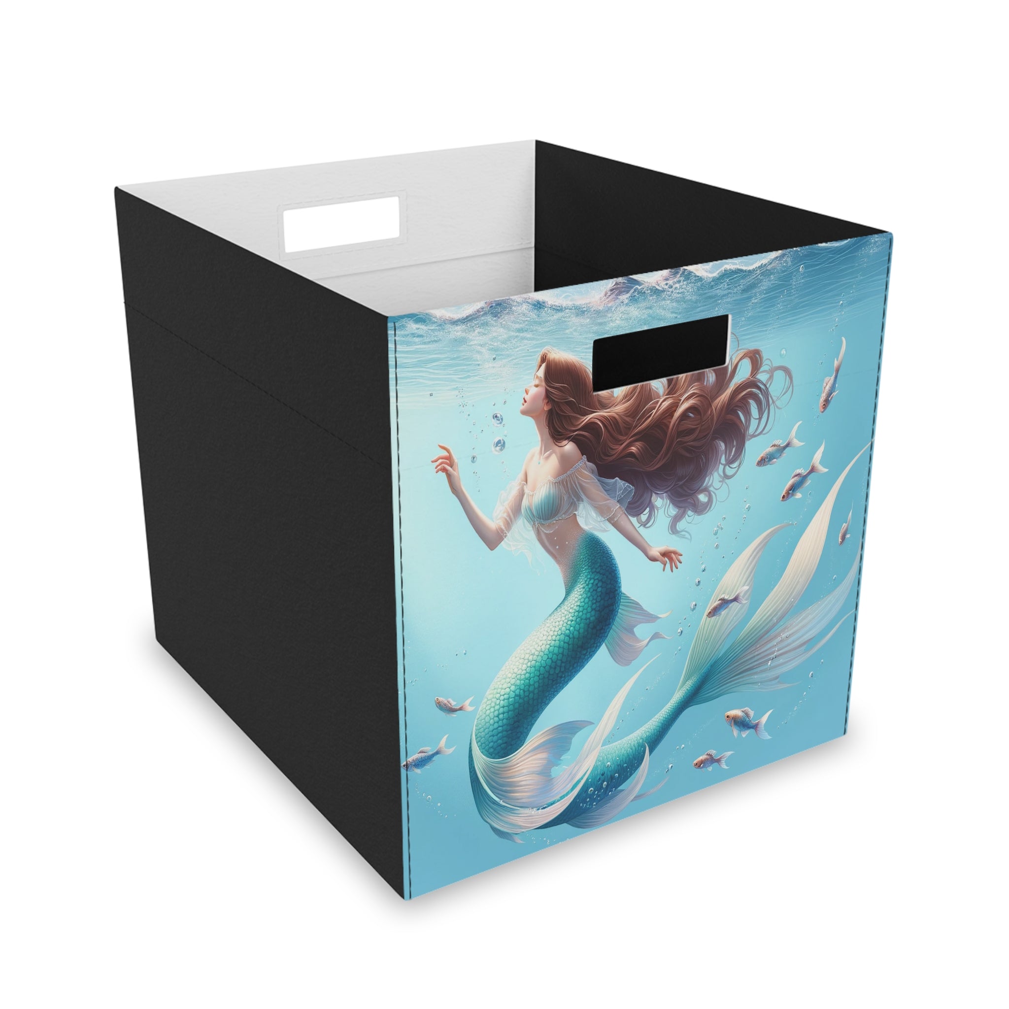 Mermaid with brown hair 2 - Storage Box