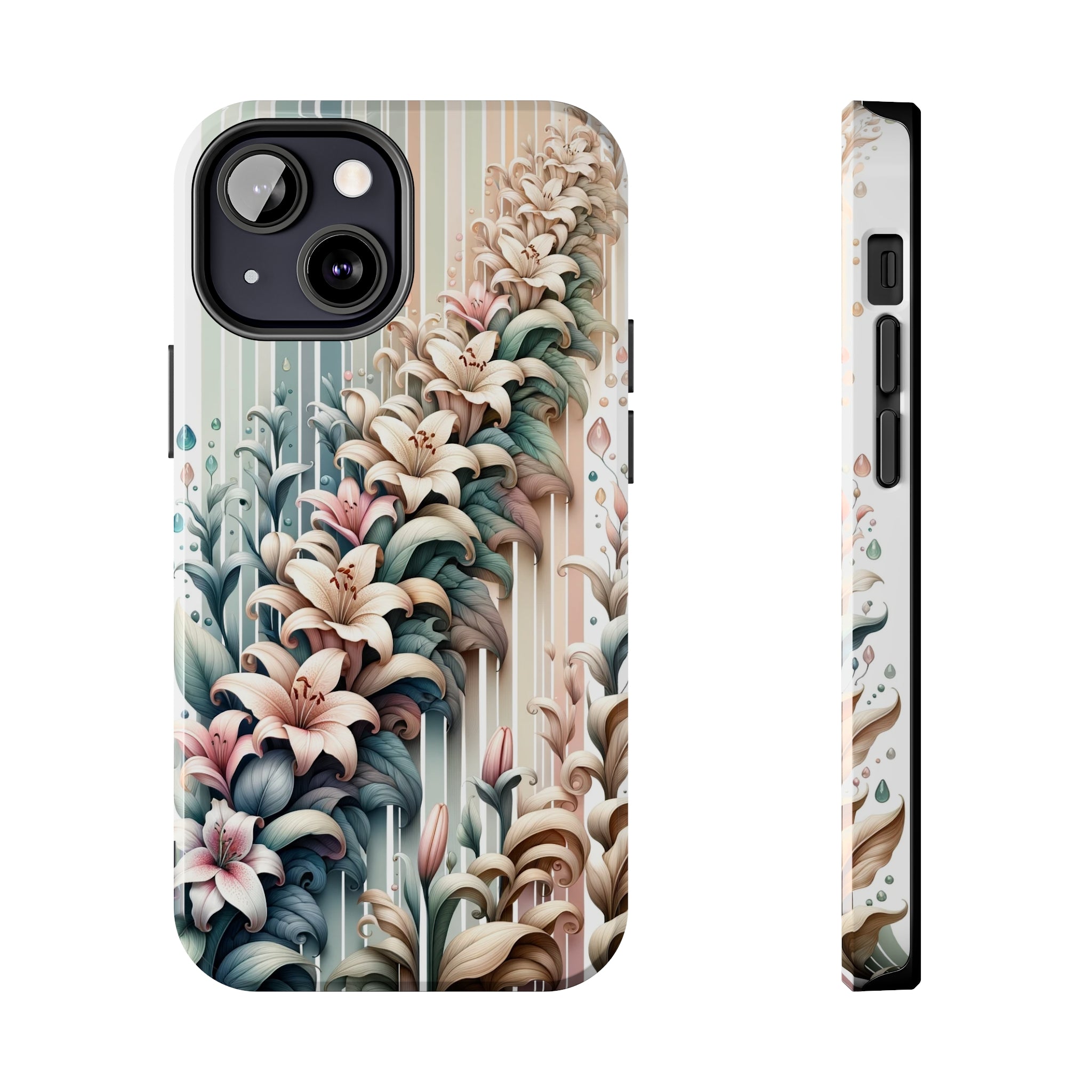 Pastel lilies - Tough Phone Case