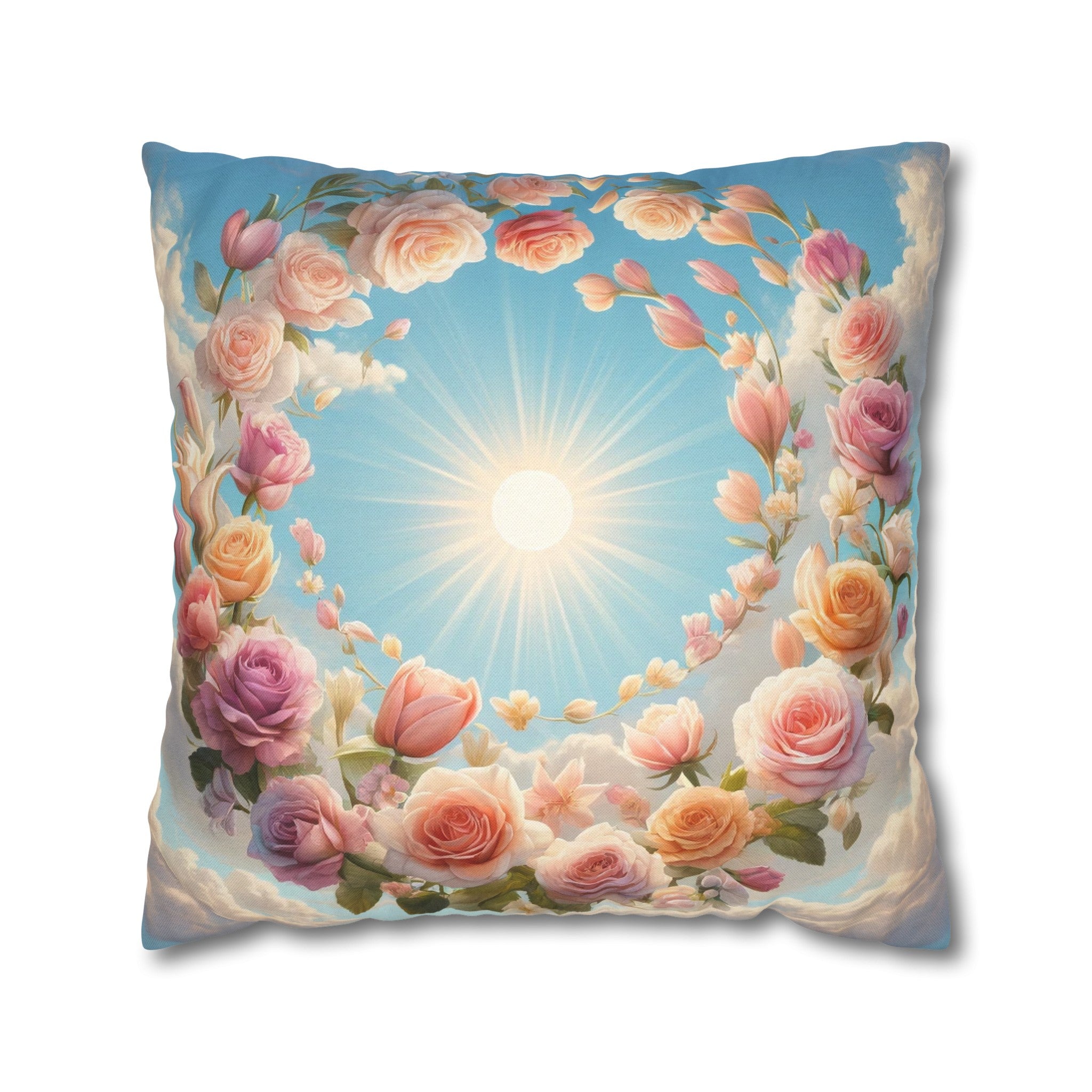 Roses (2) - Polyester Square Pillowcase