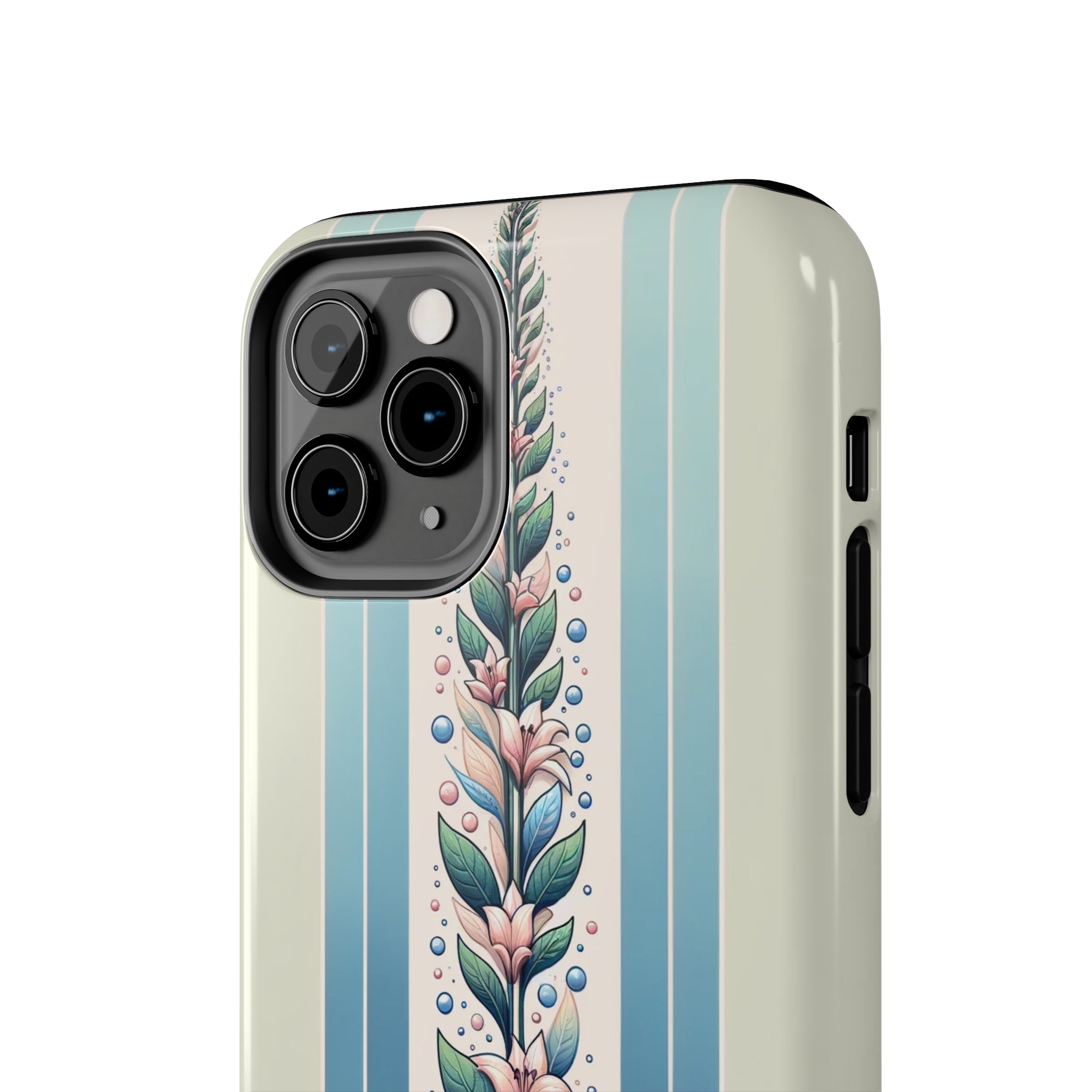 Lilies and leaves - Tough Phone Case