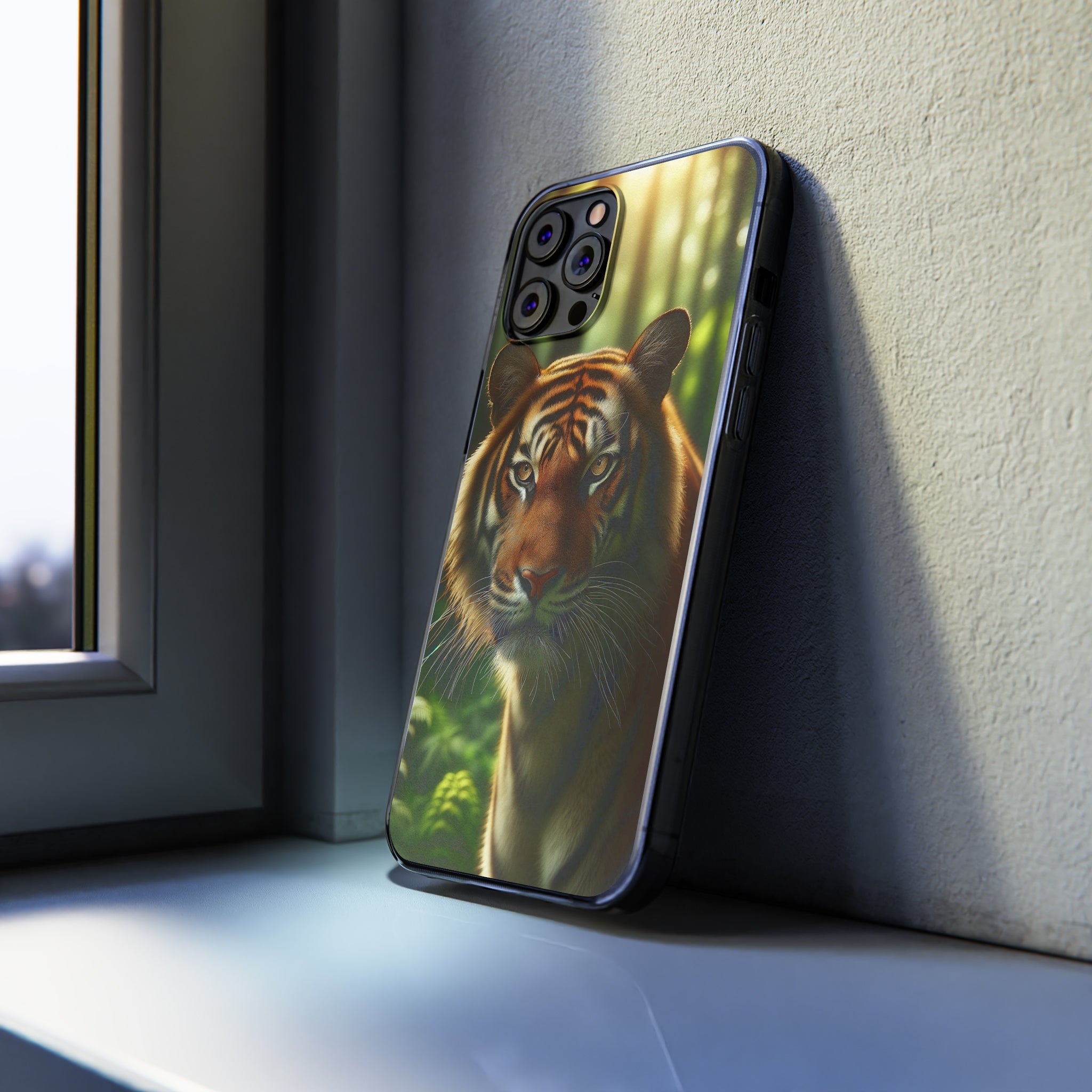 Curious Tiger - Soft Phone Case