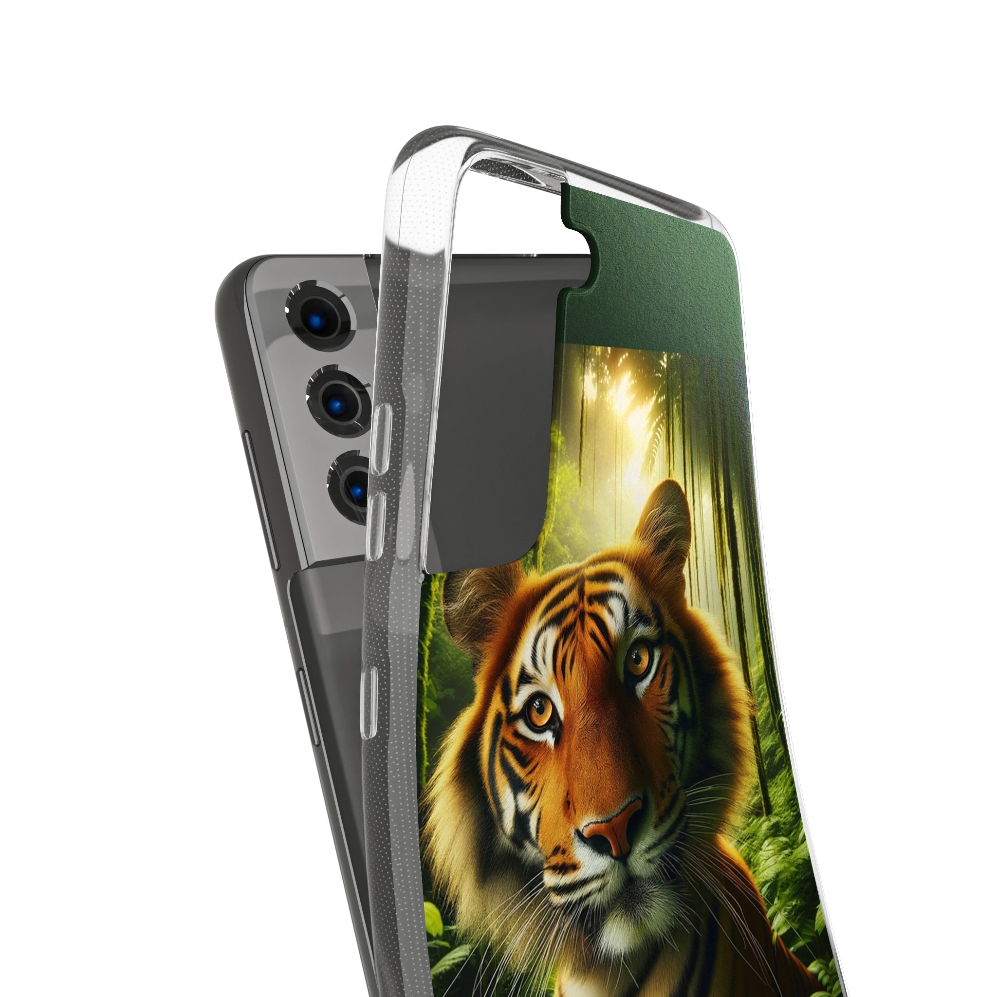 Curious Tiger - Soft Phone Cases