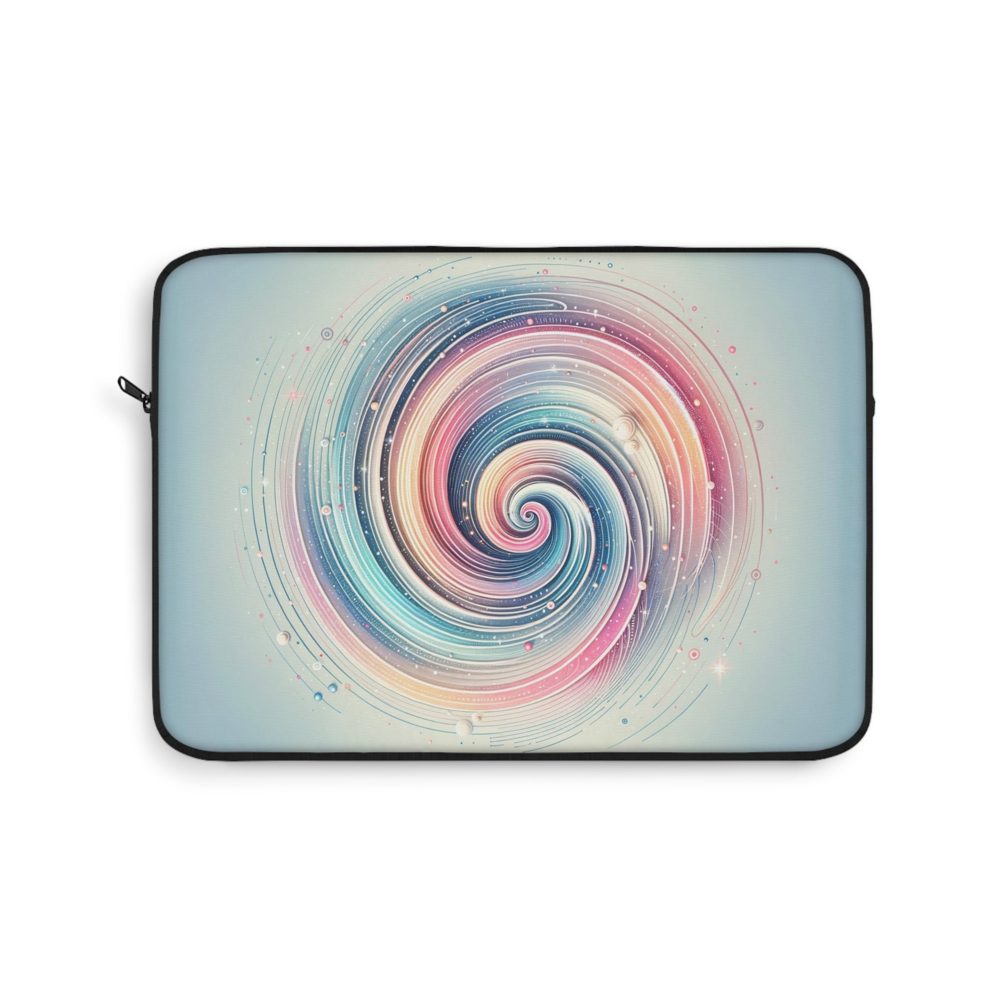 Spiral on blue background - Laptop Sleeve