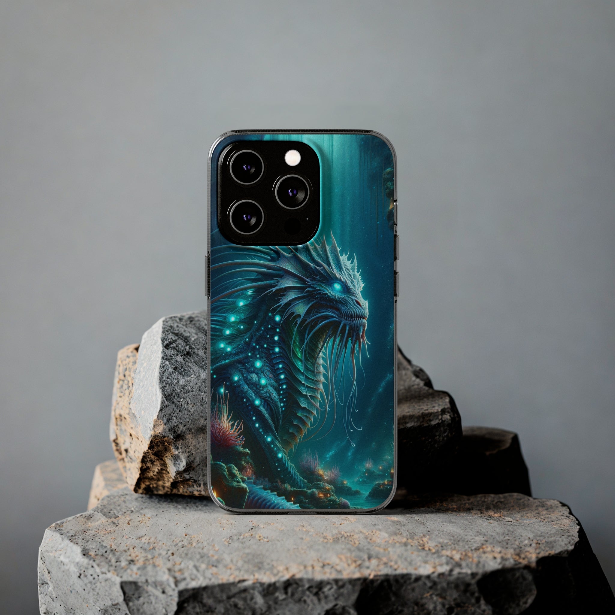 Sea monster - Soft Phone Case